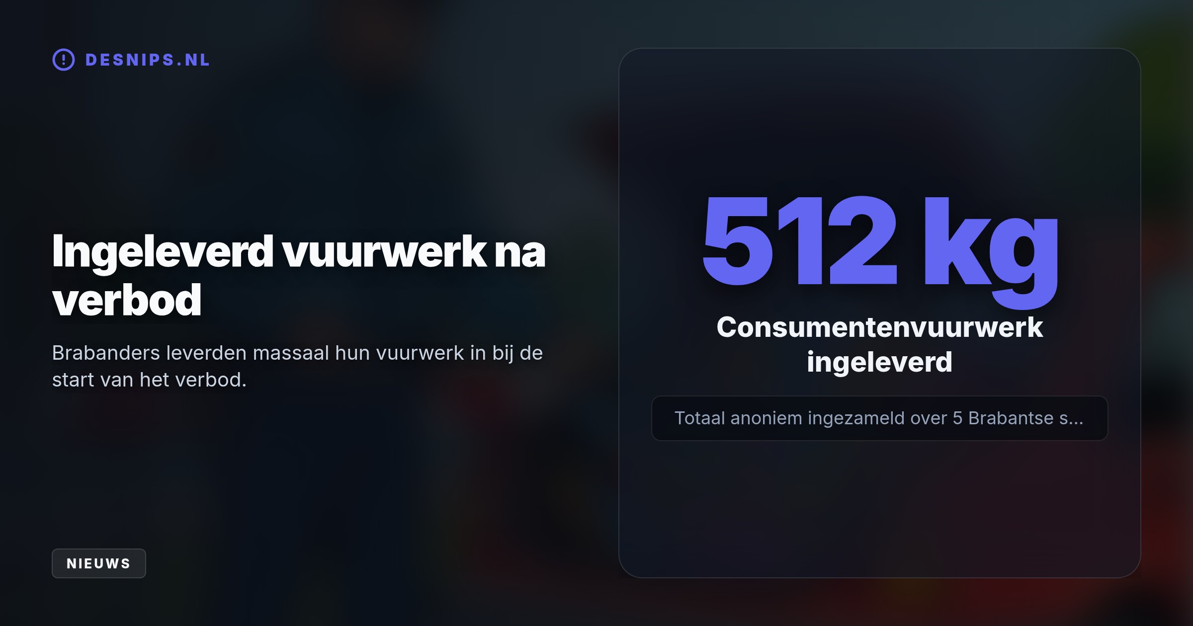 De politie controleert streng aan de grenzen na het vuurwerkverbod. Wie betrapt wordt met illegaal vuurwerk riskeert hoge boetes of een gevangenisstraf.