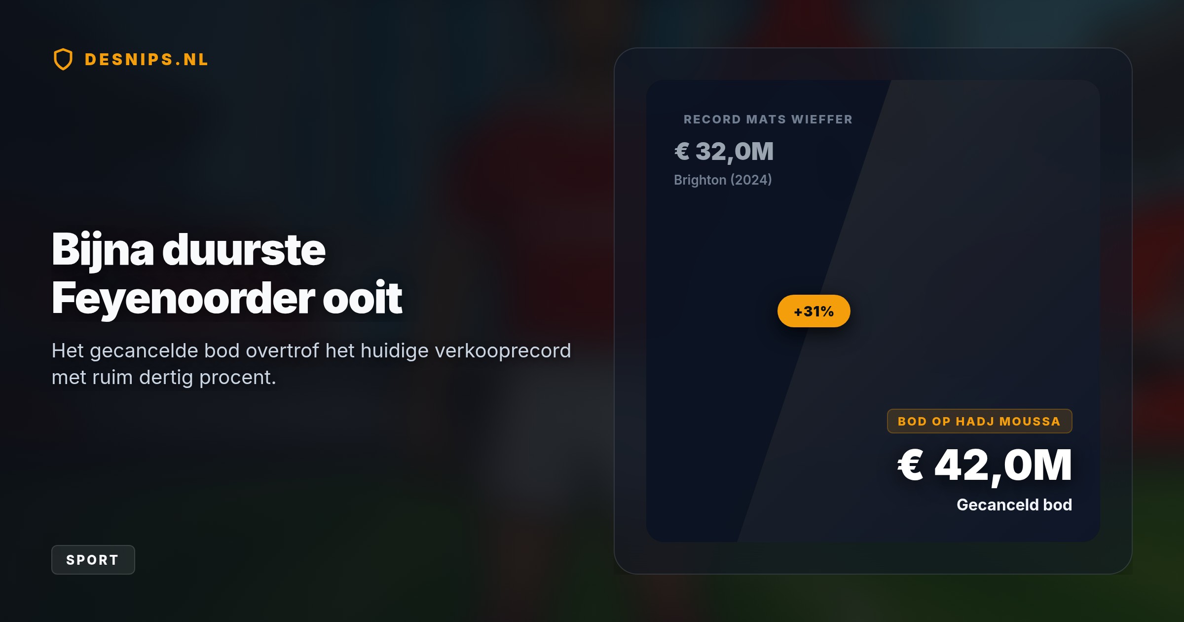 Feyenoord eiste financiële zekerheid na eerdere transfersoap rond Hancko, maar Al-Ittihad weigerde een bankgarantie af te geven waardoor de miljoenendeal alsnog strandde.