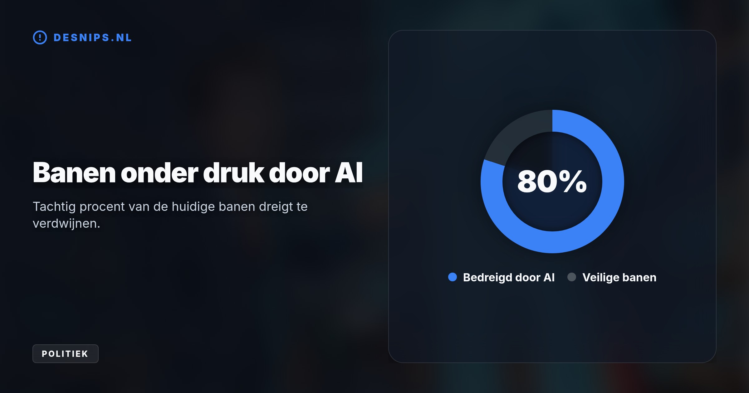 Tijdens het Catshuisoverleg eist werkgeversvoorzitter Coen van Oostrom snelle omscholing en hervormingen om massaal banenverlies door AI te voorkomen.