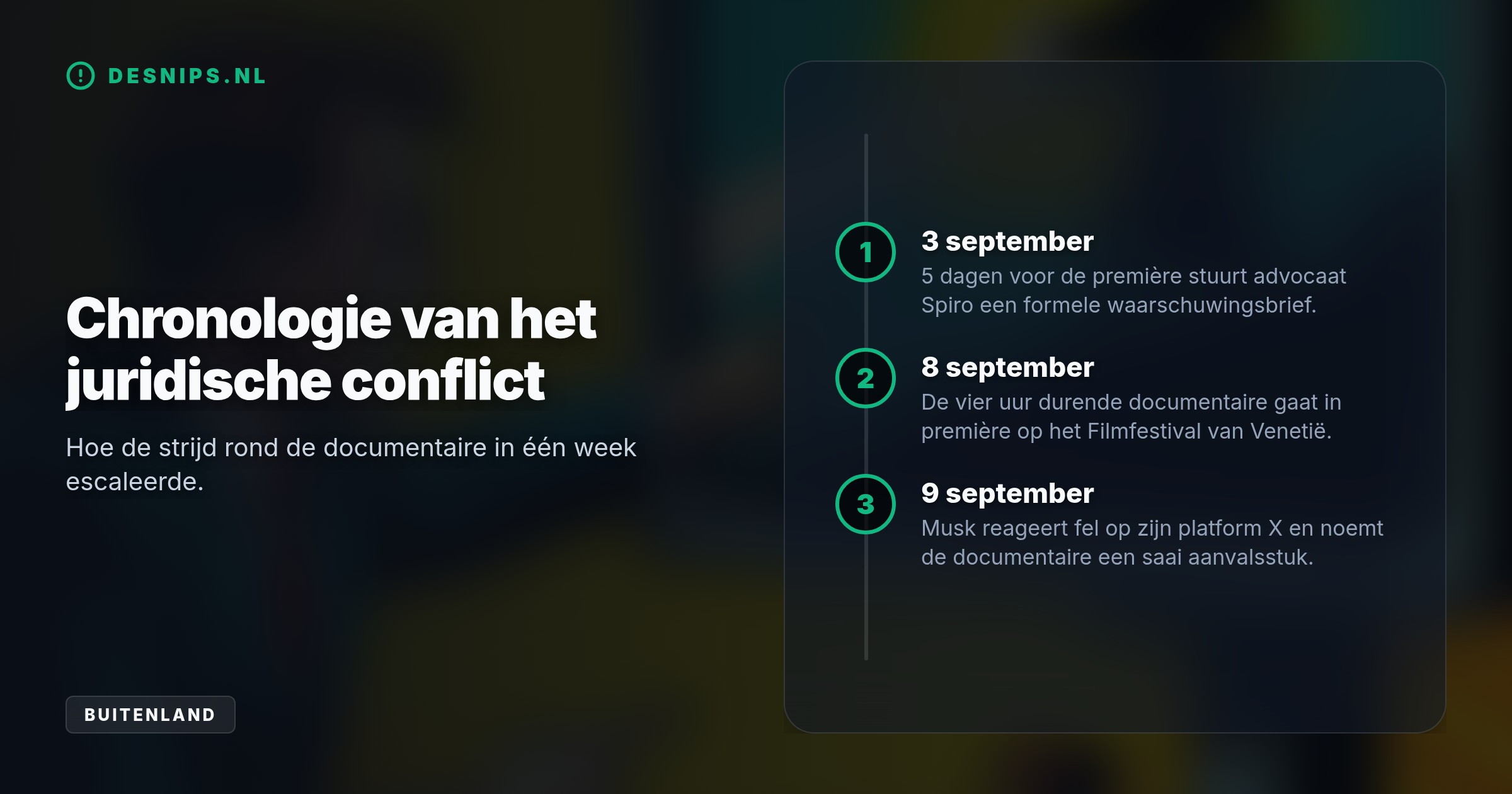 De film 'Musk' beschuldigt hem van het manipuleren van de verkiezingen van 2024 via Starlink. Musks advocaat noemt dit smaad en eist intrekking.
