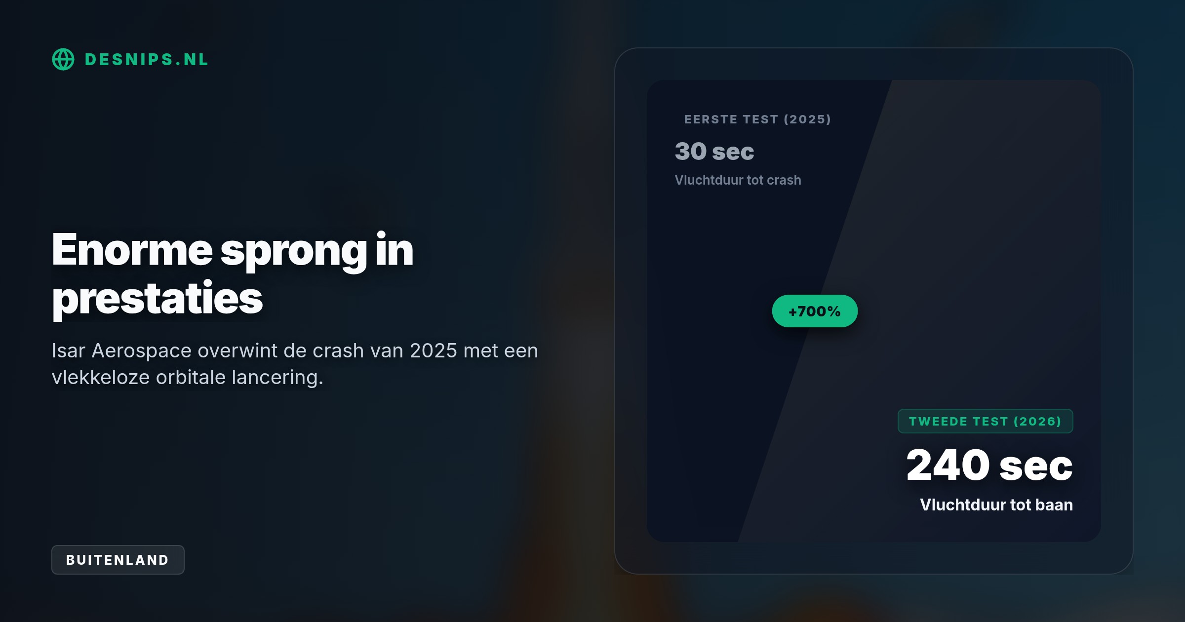 Met de succesvolle lancering van de Spectrum-raket verkleint Europa direct haar strategische afhankelijkheid van Amerikaanse ruimtevaartbedrijven zoals SpaceX.