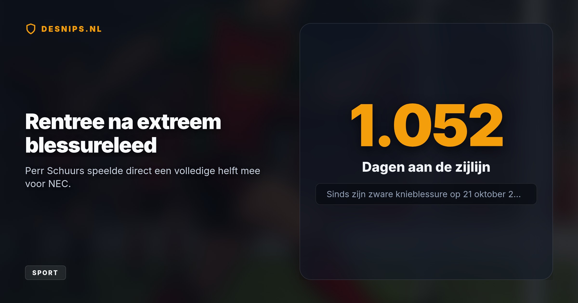 Invaller Lebreton redde met een laat doelpunt een zwaarbevochten punt voor NEC. Excelsior viert desondanks de beste Eredivisie-start ooit met tien punten.
