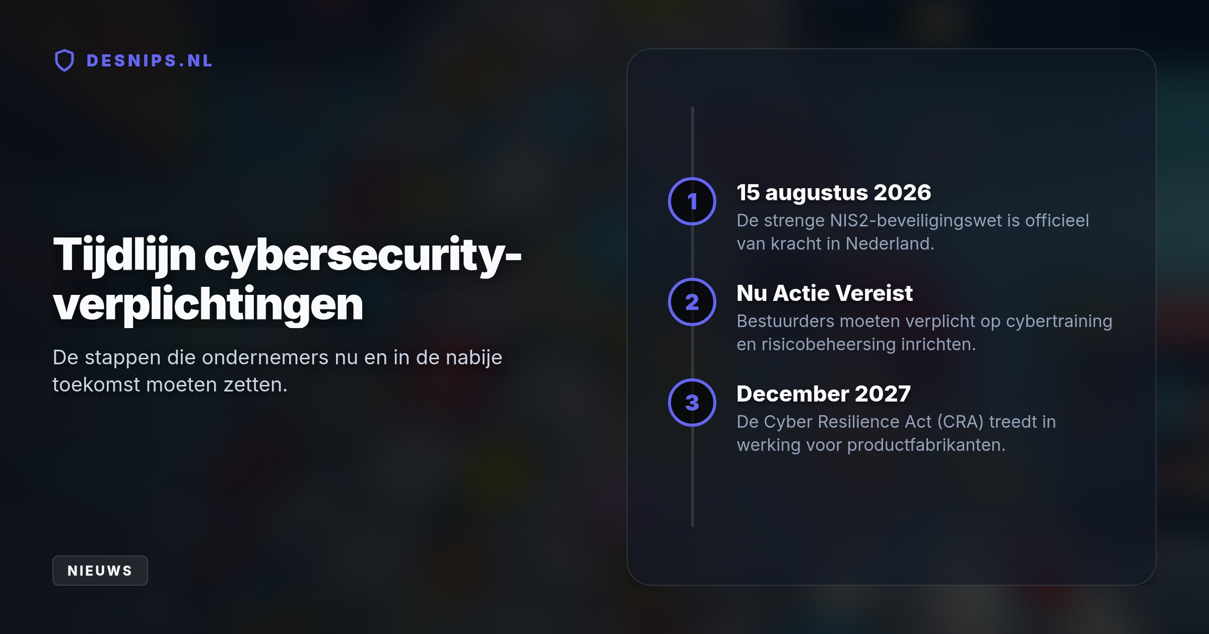 Door de vage Europese richtlijn vallen onverwachte sectoren onder vitale infrastructuur. Bestuursleden moeten verplicht op cybertraining om risico's te beperken.