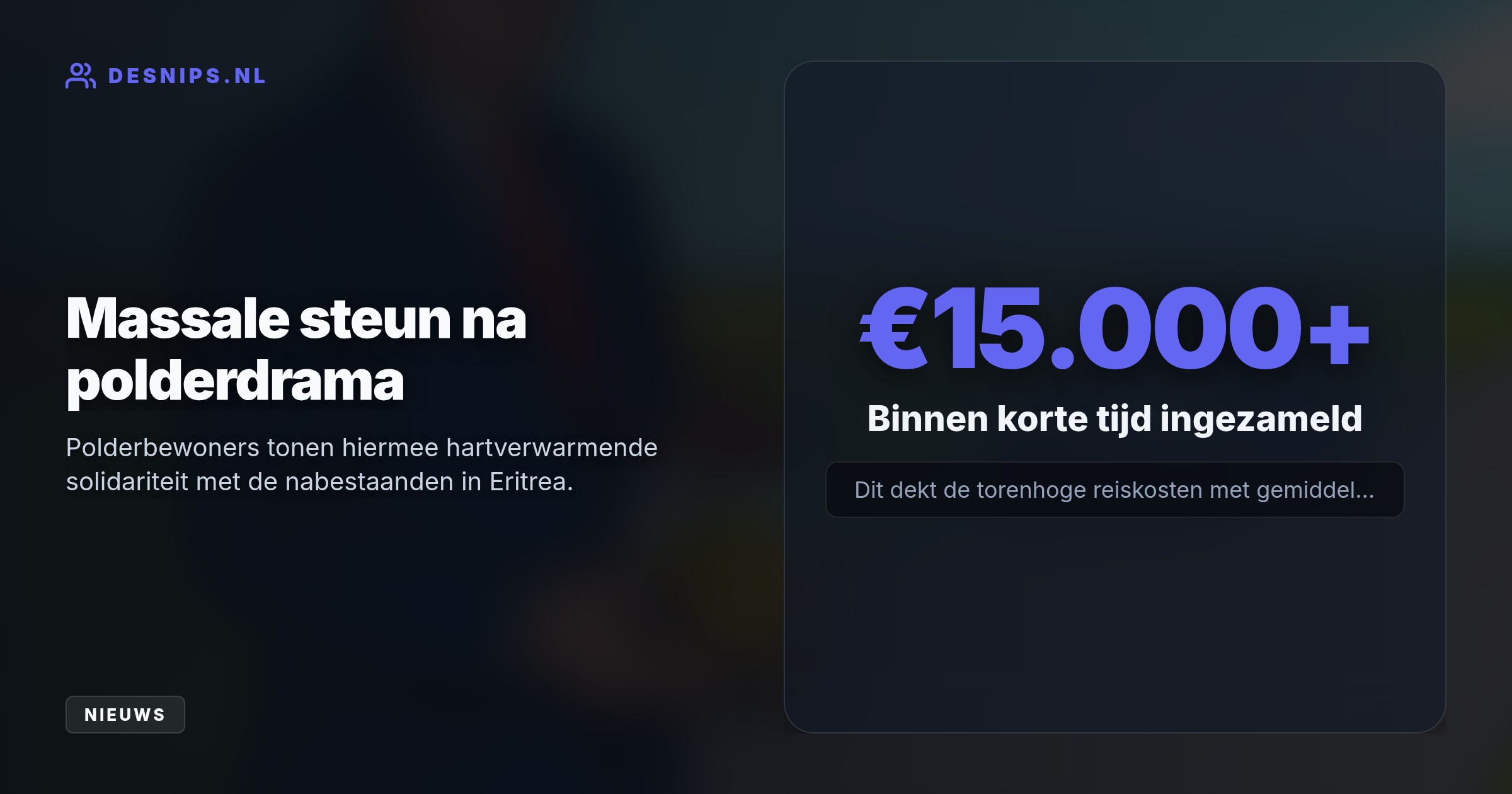 Na een dodelijk ongeval op de Markerwaarddijk startte een uitvaartondernemer een actie zodat de drie slachtoffers in hun geboorteland begraven kunnen worden.