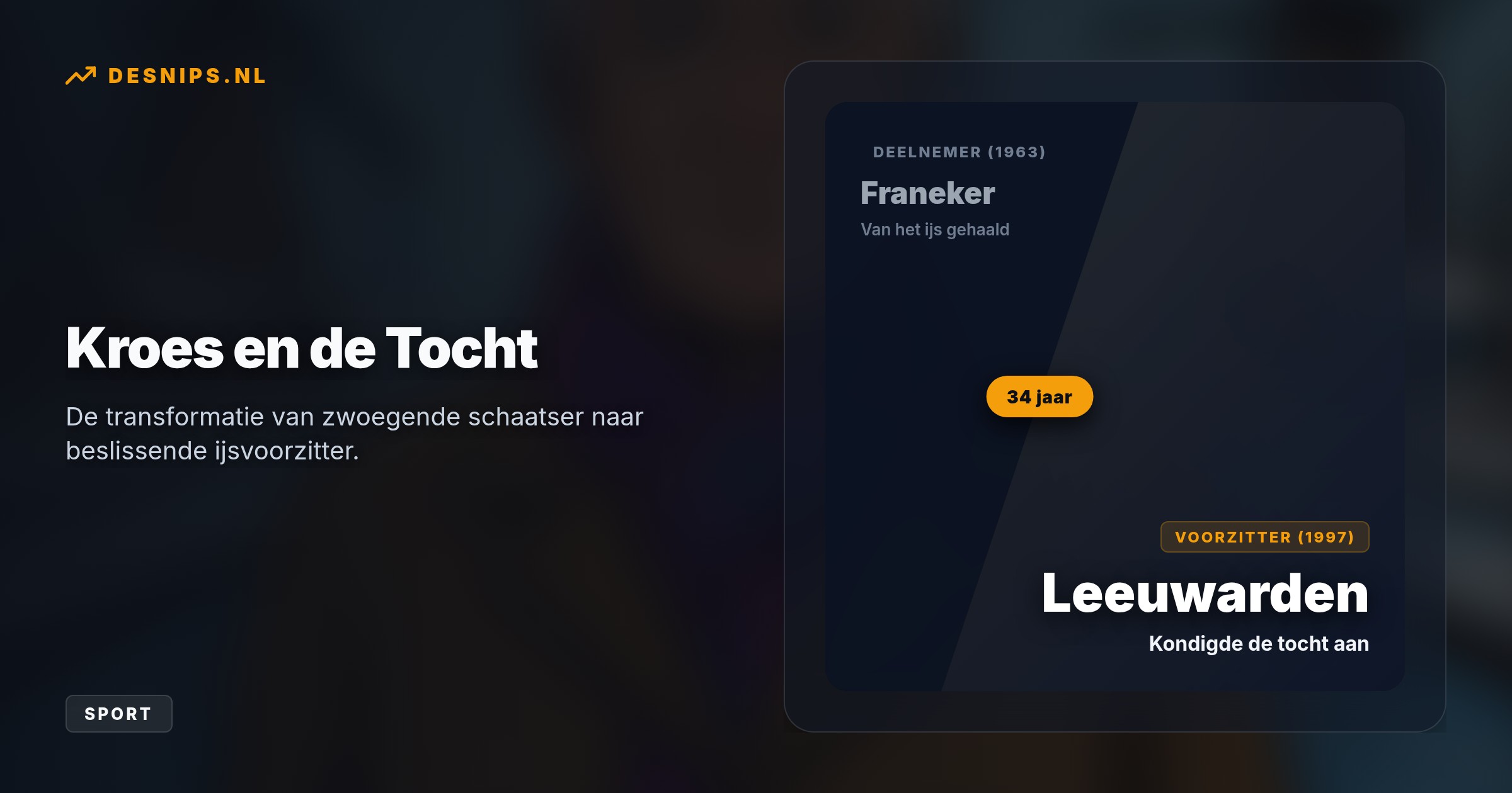 De markante Friese ijsmeester overleed op dinsdag na een periode van afnemende gezondheid in Boazum. Het afscheid vindt plaats in besloten kring.