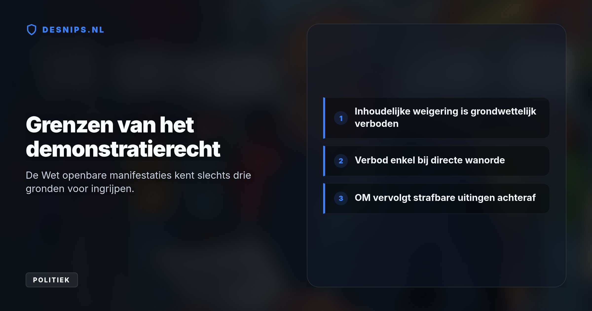 Zwolle4Palestine weigert de beladen herdenkingsdatum van de Hamas-aanval te verplaatsen. De burgemeester mag de betoging wegens de grondwet alleen bij directe wanorde beperken.