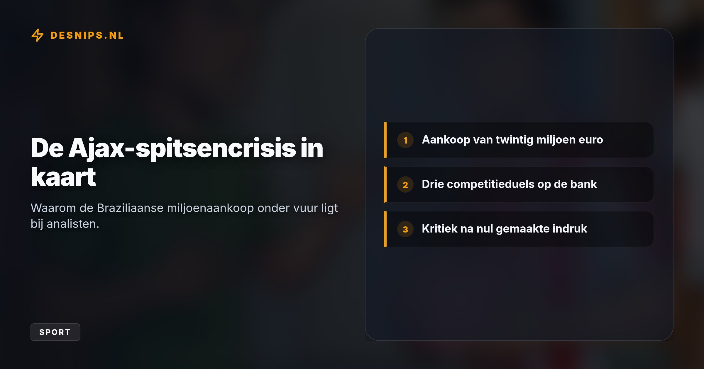 De voor 20 miljoen euro gekochte spits Marcos Leonardo zit al drie duels op de bank. Van Basten uitte in Rondo felle kritiek en appte dat hij beter contributie kan betalen.