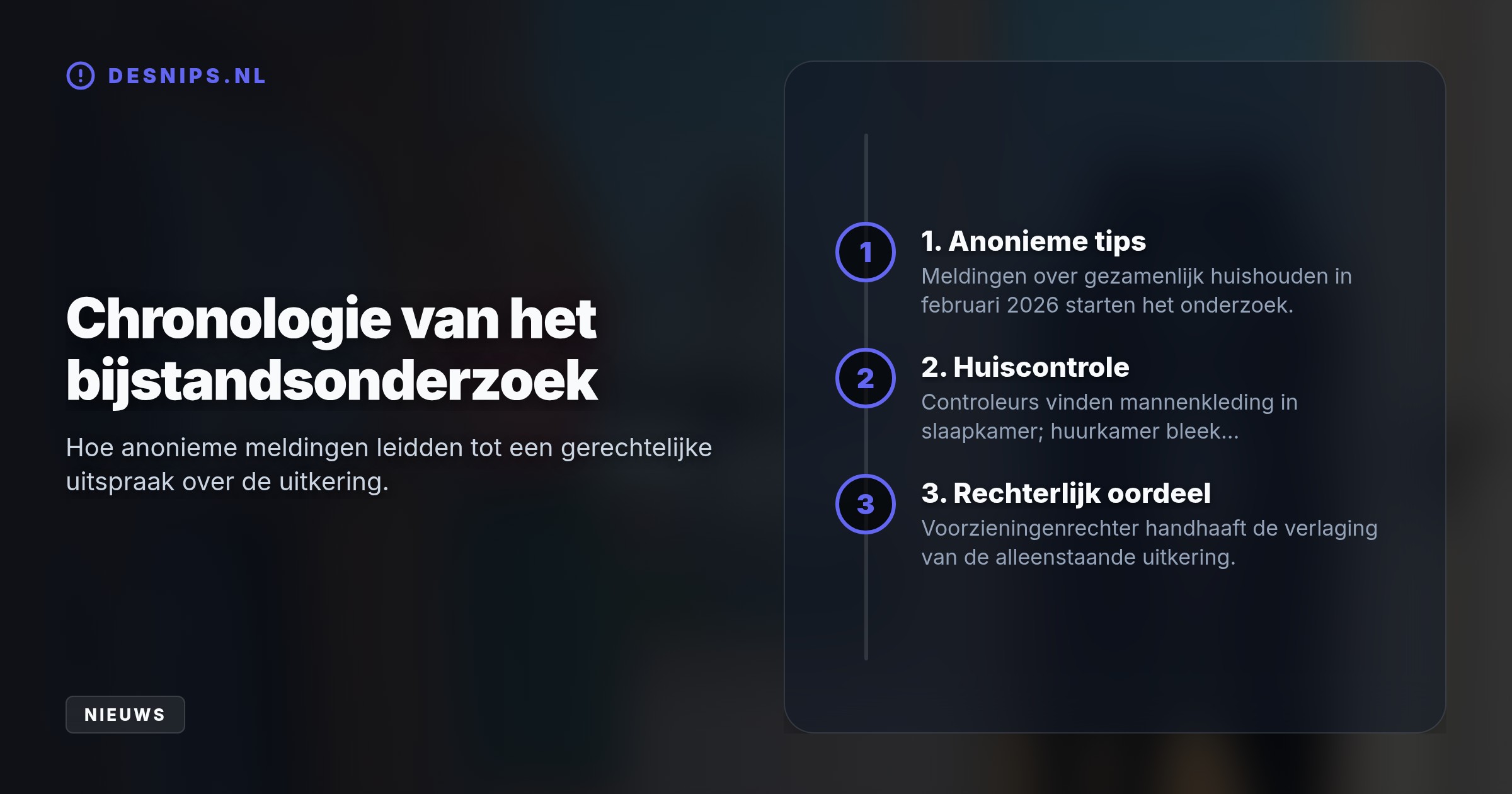 Na twee anonieme tips vond de gemeente mannenkleding in de slaapkamer van de Rotterdamse. De rechter oordeelt dat ze samenwoont en kort haar uitkering.