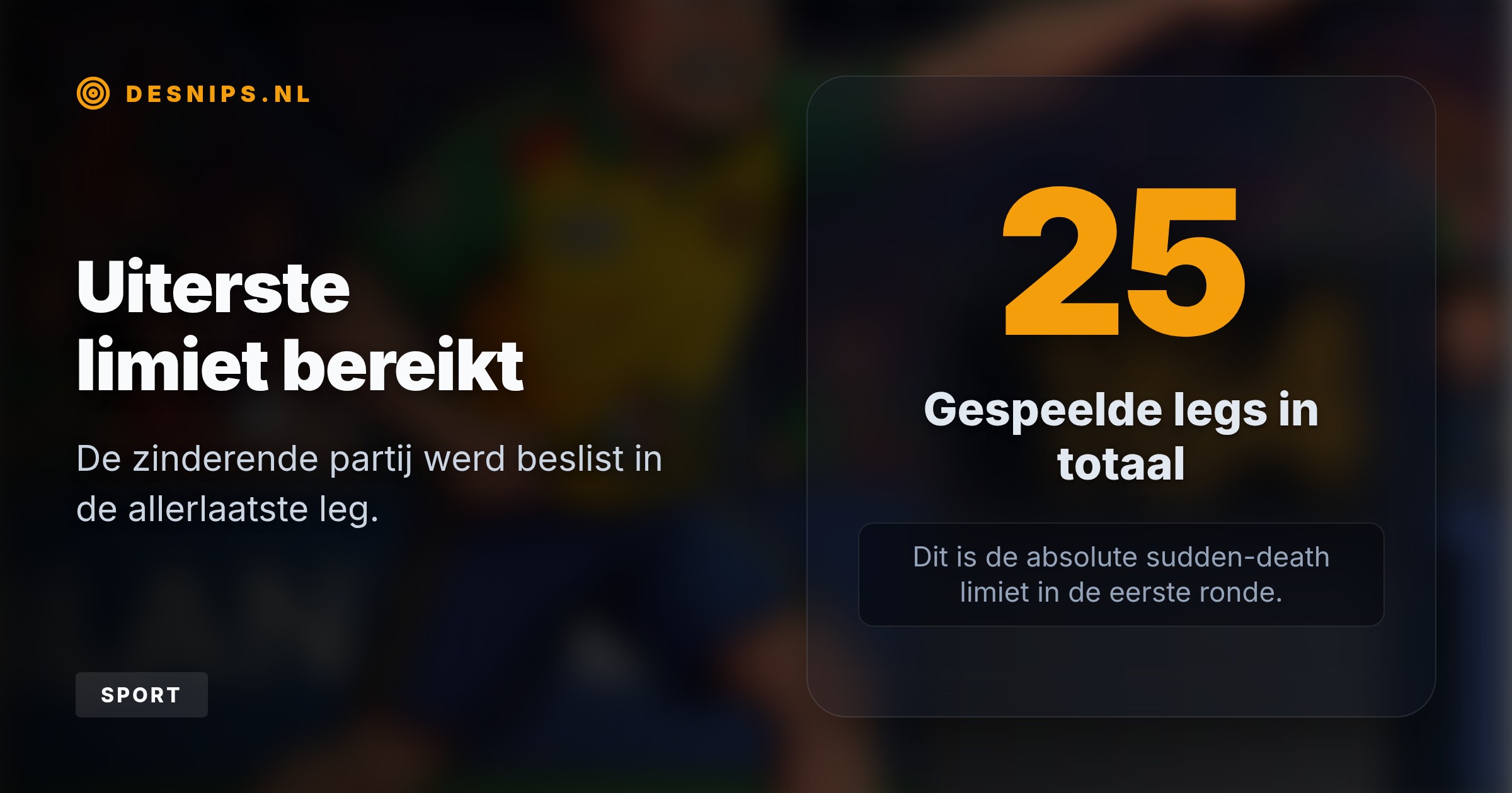 De 27-jarige debutant knokte zich knap terug met een bizarre 164-finish, maar moest in de beslissende 25ste leg met 13-12 buigen voor de ervaren Stephen Bunting.
