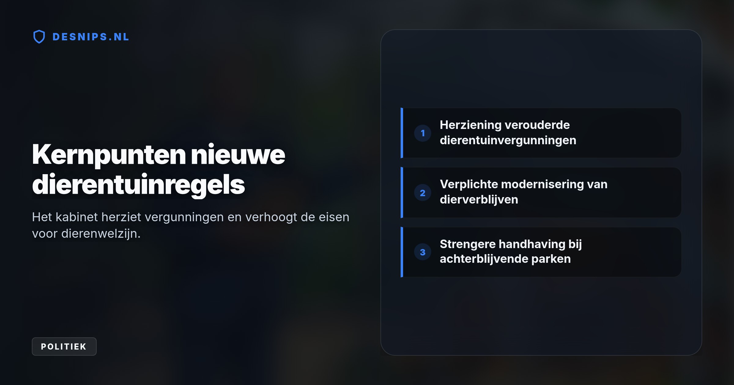 Staatssecretaris Silvio Erkens stelt strengere welzijnseisen op voor kooien en vergunningen. Wie verouderde hokken niet vernieuwt, krijgt te maken met strengere handhaving.