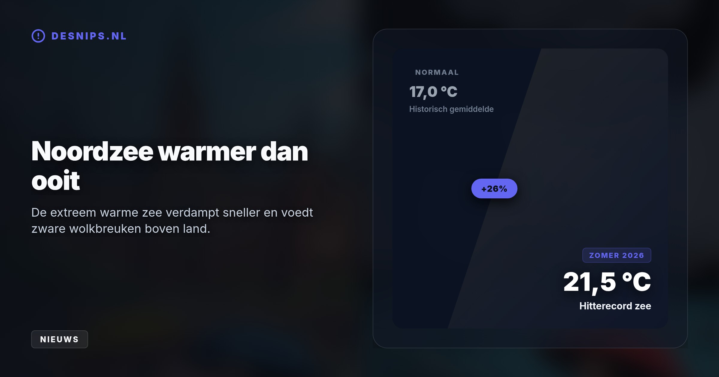 Door een uitzonderlijk warme zee verdampt er veel meer water, wat na de nazomer in één klap als hevige wolkbreuken boven de hofstad valt.