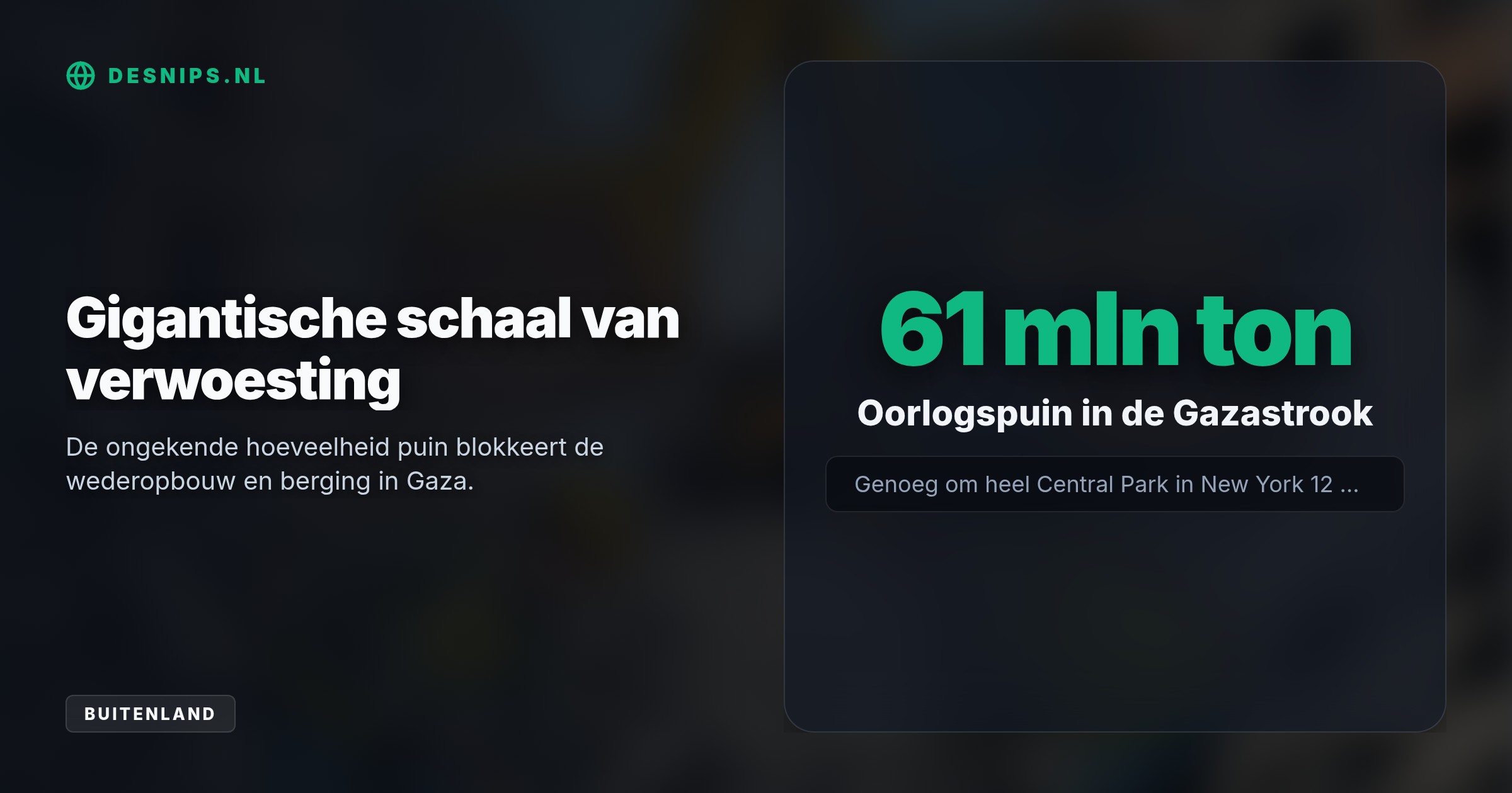 De weigering van zware machines vertraagt de berging van duizenden vermisten met zeker tien jaar, terwijl bulldozers sporen van mogelijke oorlogsmisdaden platwalsen.