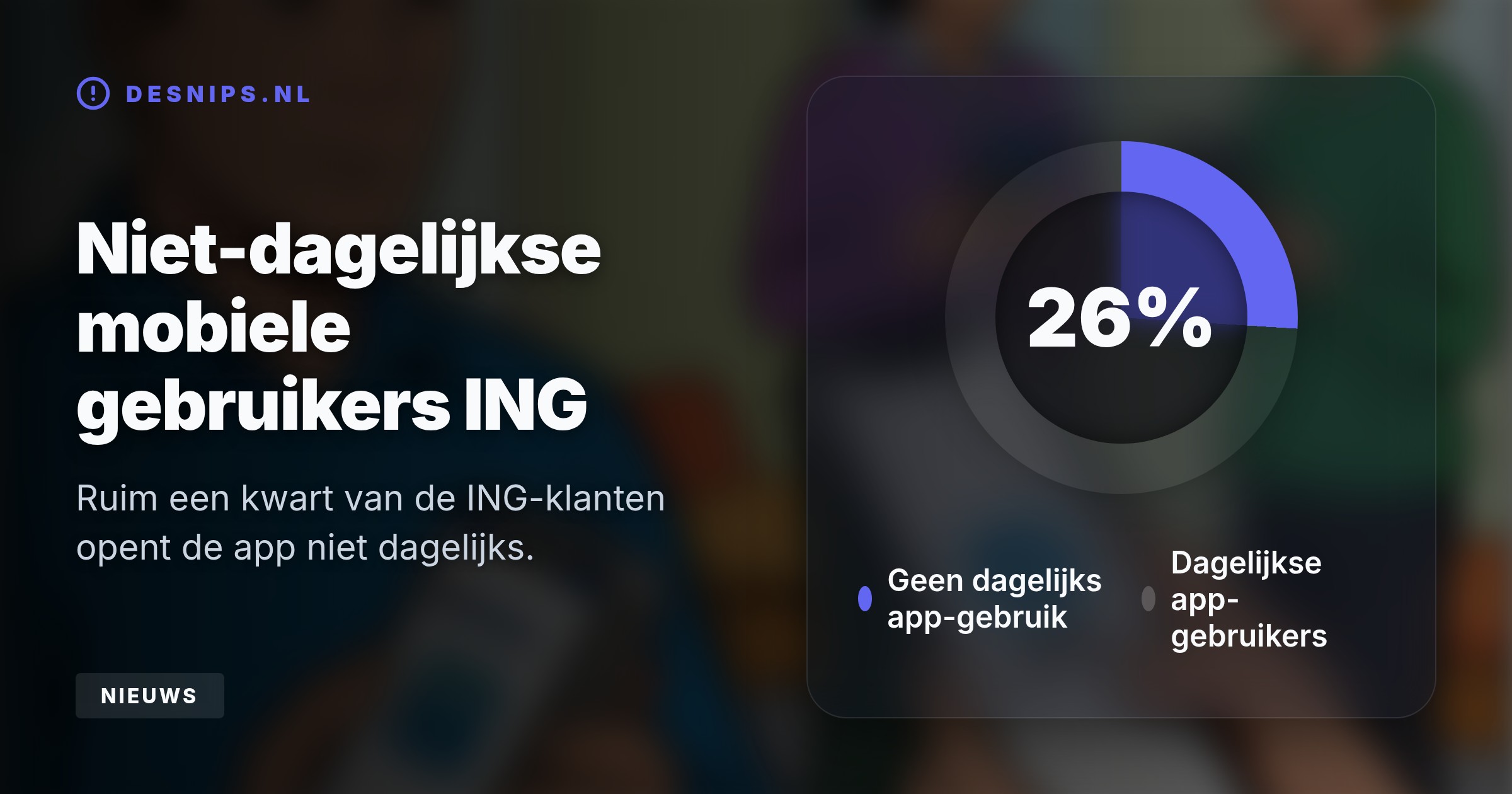 Vanaf oktober dwingt ING klanten naar de app door de overstap naar betaalmethode Wero. Bij Rabobank en ABN AMRO blijft de scanner wel gewoon werken.