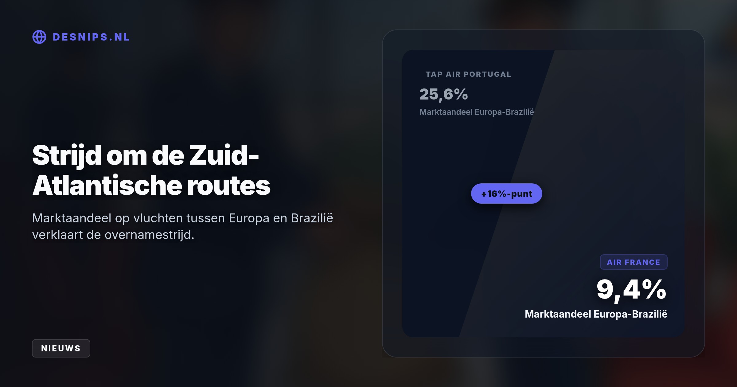 Dankzij een volledig contant bod wint Lufthansa de strijd om het Portugese TAP. Hiermee verovert de Duitse luchtvaartgroep de macht op lucratieve vluchten naar Brazilië.