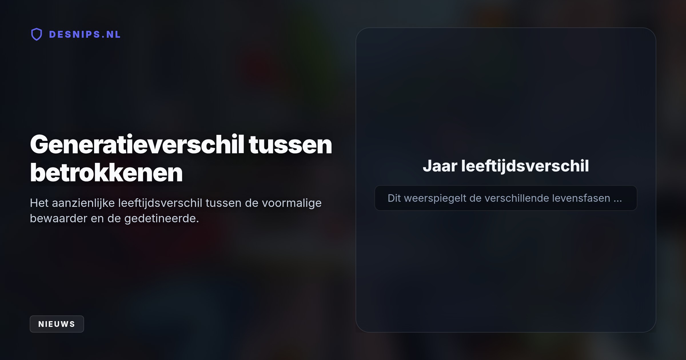 De dader, bekend als 'Soma', zat eerder vast in inrichtingen waar het slachtoffer bewaarder was. Na een ruzie over een hond schoot hij hem dood en dumpte het wapen in het IJ.