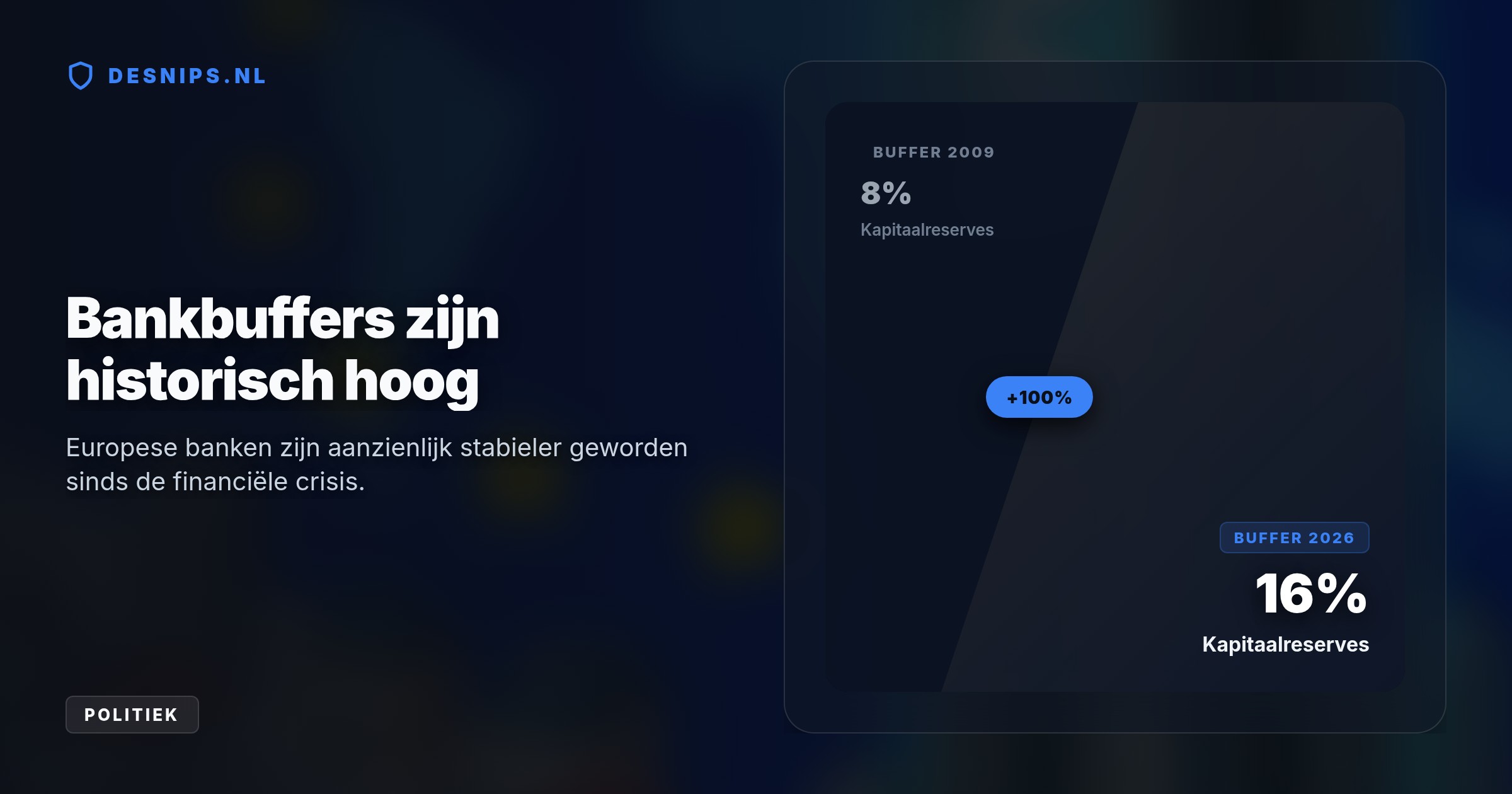 Doordat Amerikaanse banken ruim 2,5 keer meer investeren in IT, wil de EU nationale barrières wegnemen en toezichtsregels versoepelen voor megabanken.