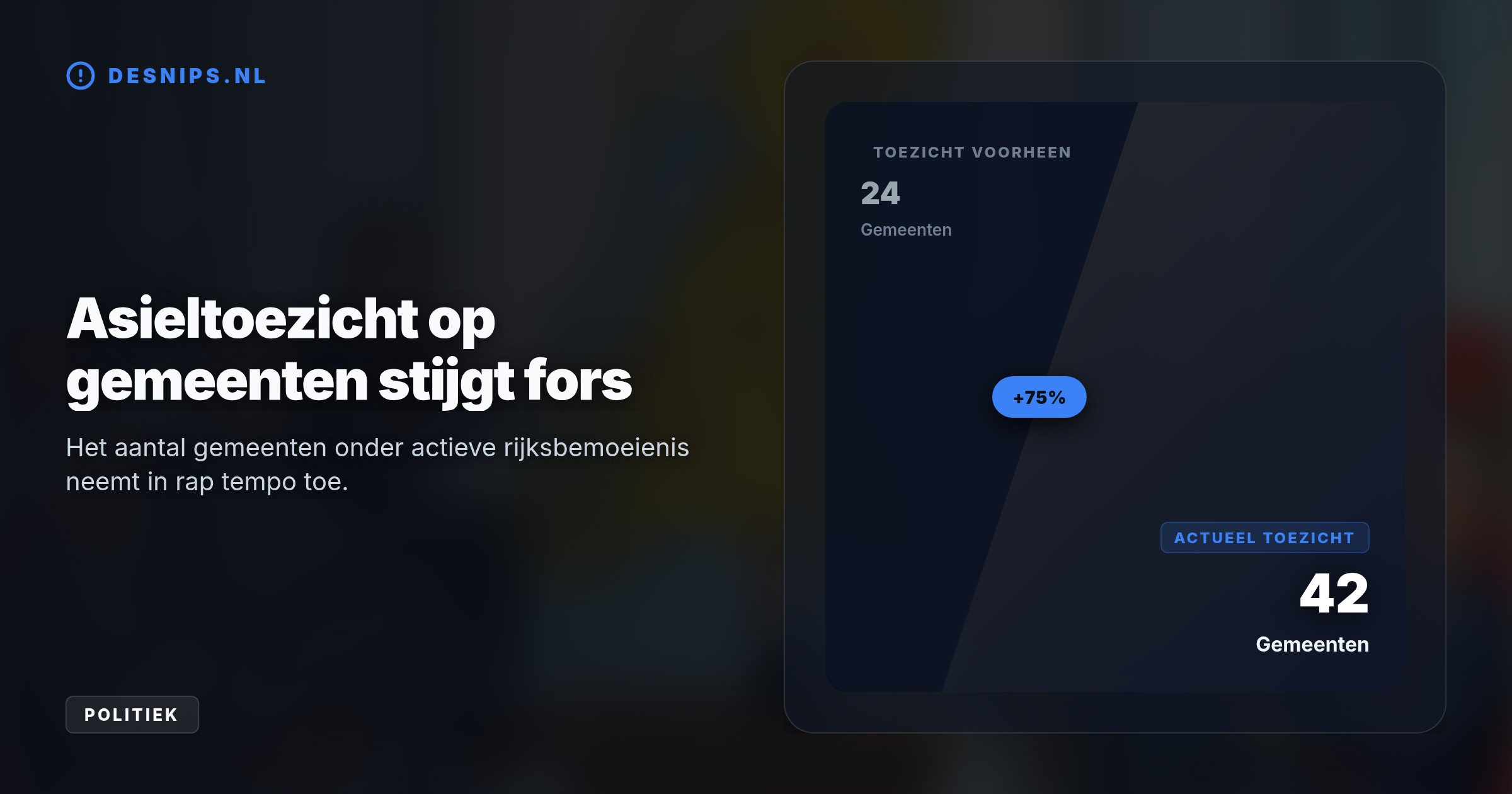 Omdat weigergemeenten zoals Westland en Wijk bij Duurstede te weinig asielplekken regelen, dwingt het Rijk nu via de Spreidingswet verscherpt toezicht af.