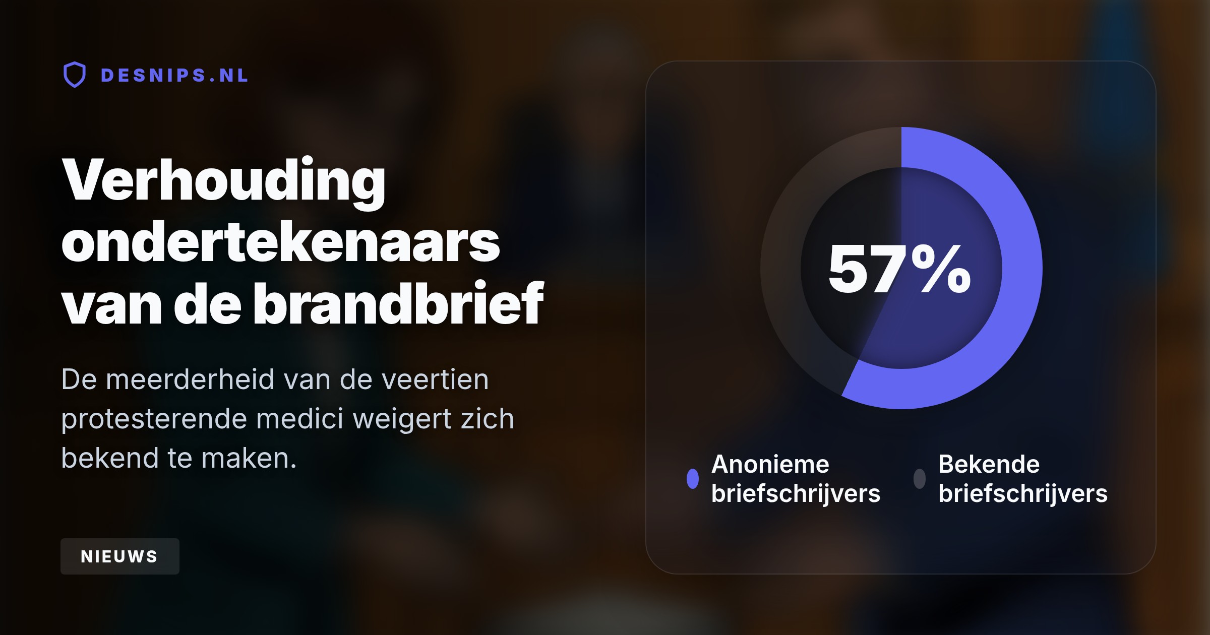 De ouders van de overleden Milou willen een tuchtzaak starten na valse beschuldigingen over haar euthanasie, maar hebben daarvoor de identiteit van de acht anonieme medici nodig.