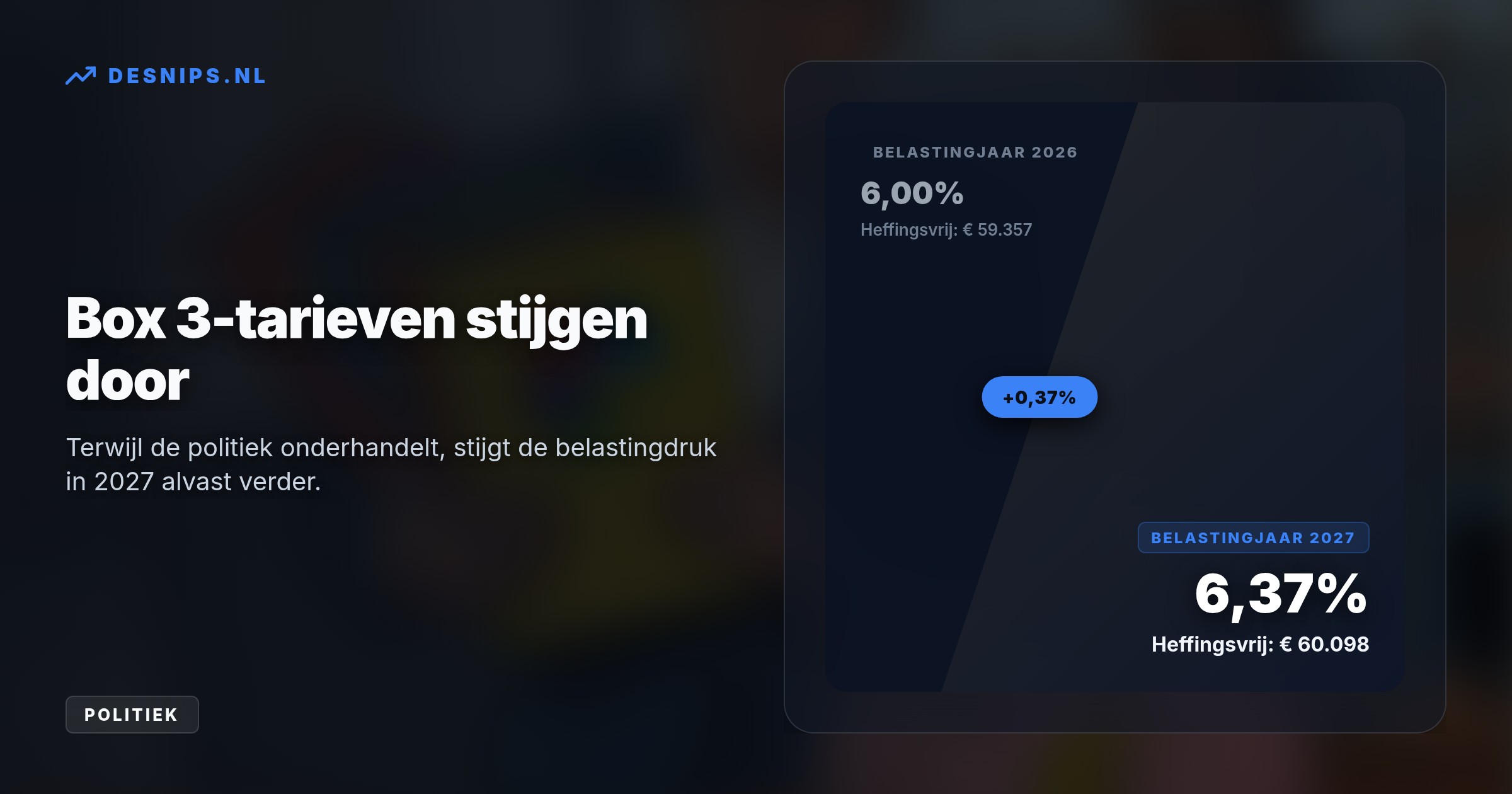 Het kabinet eist nog dit jaar een besluit over vier scenario's om het onrechtmatige stelsel te vervangen en een miljardengat te voorkomen.