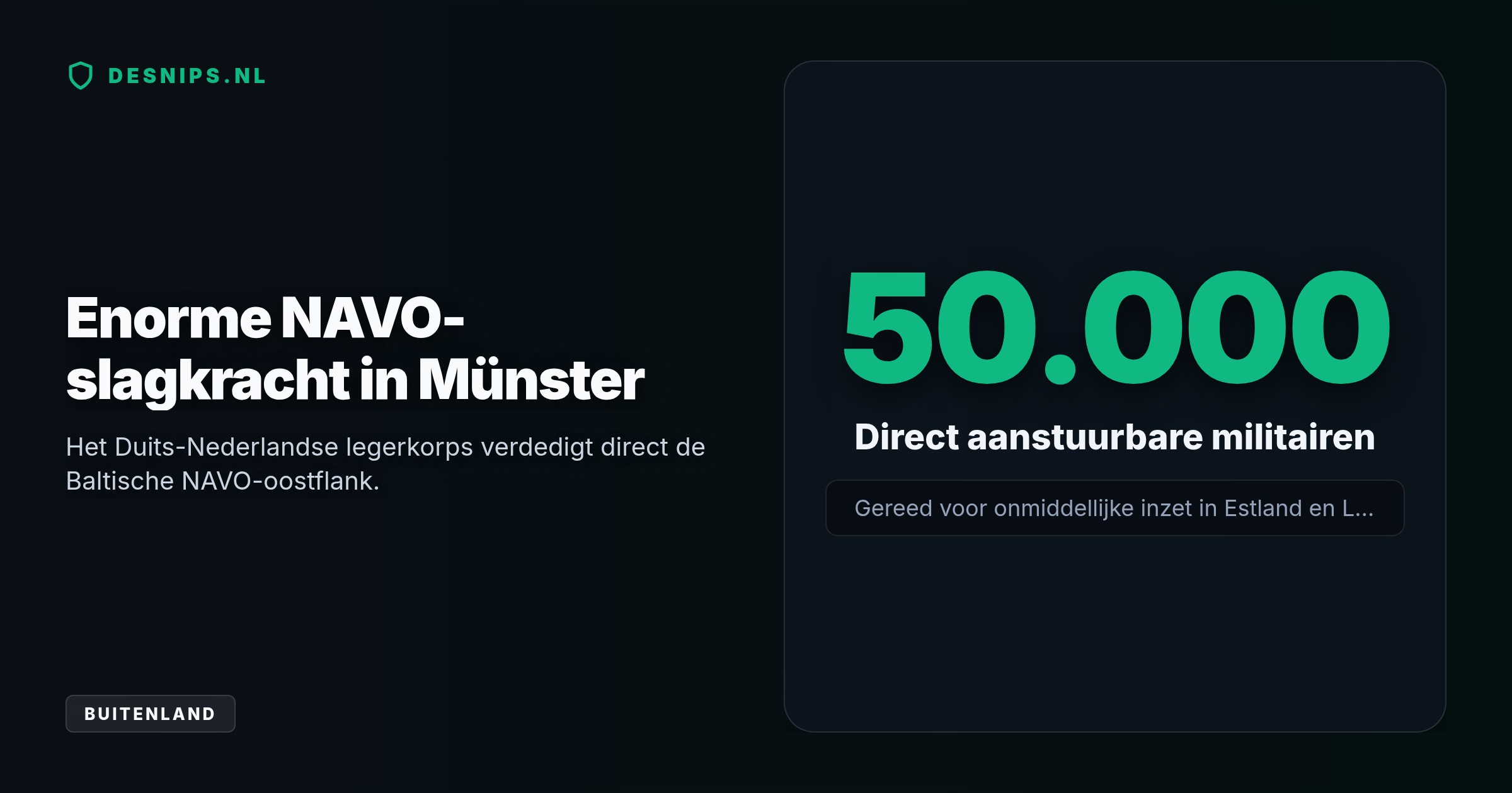 Tijdens de uitreiking van de Westfaalse Vredesprijs in Münster bezwoer NAVO-baas Rutte dat Europa kalm moet blijven en Oekraïne onvoorwaardelijk moet blijven steunen tegen Russische agressie.