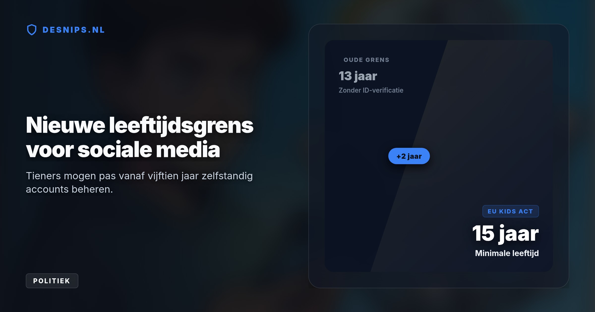 De Europese Commissie presenteert een wetsvoorstel dat leeftijdsverificatie via een EU-app invoert en verslavende algoritmes en scrollen verbiedt om minderjarigen te beschermen.