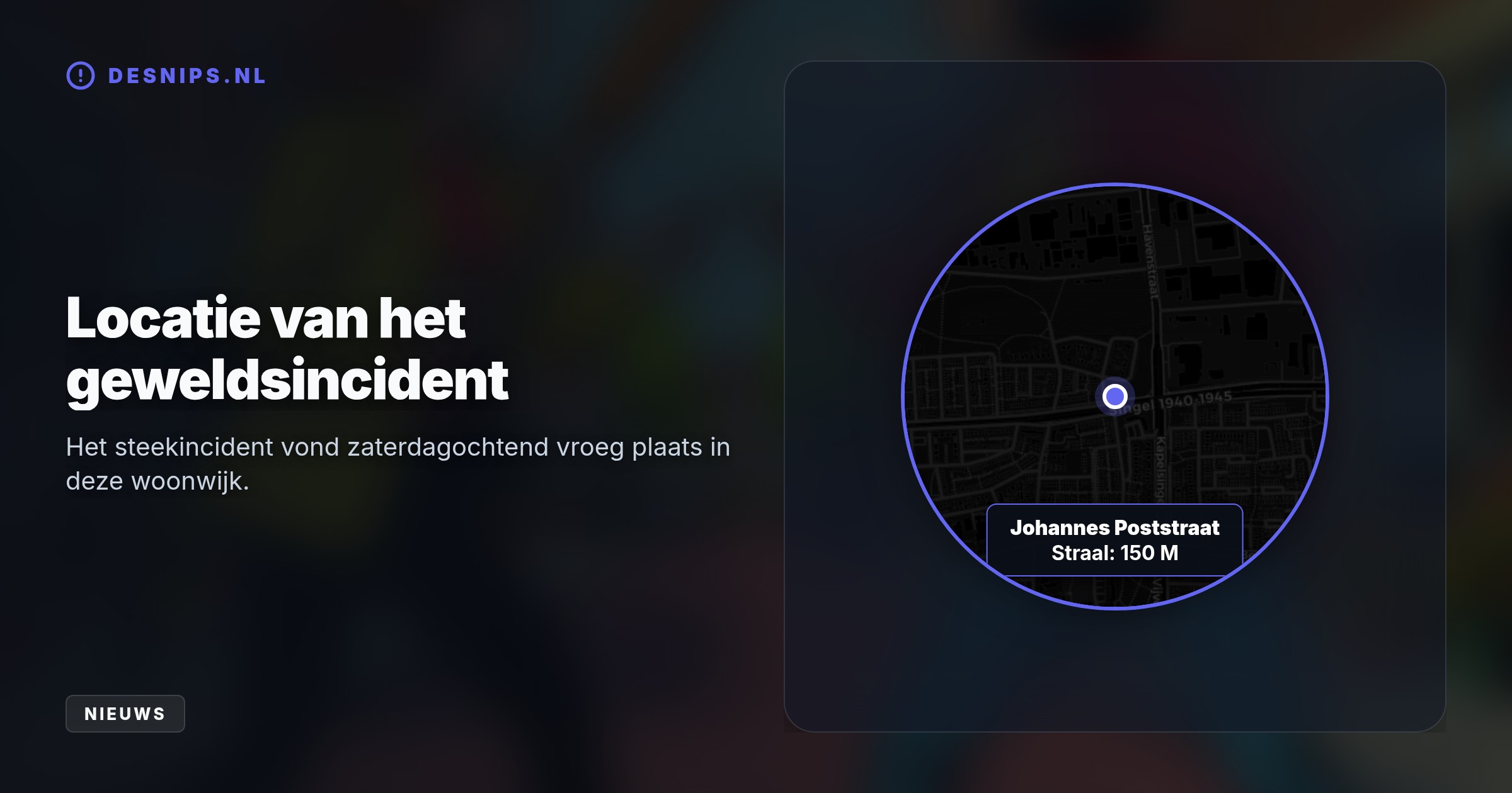 De relationele ruzie escaleerde zaterdagochtend vroeg op straat. Het slachtoffer ligt in het ziekenhuis; de politie zoekt camerabeelden en getuigen.