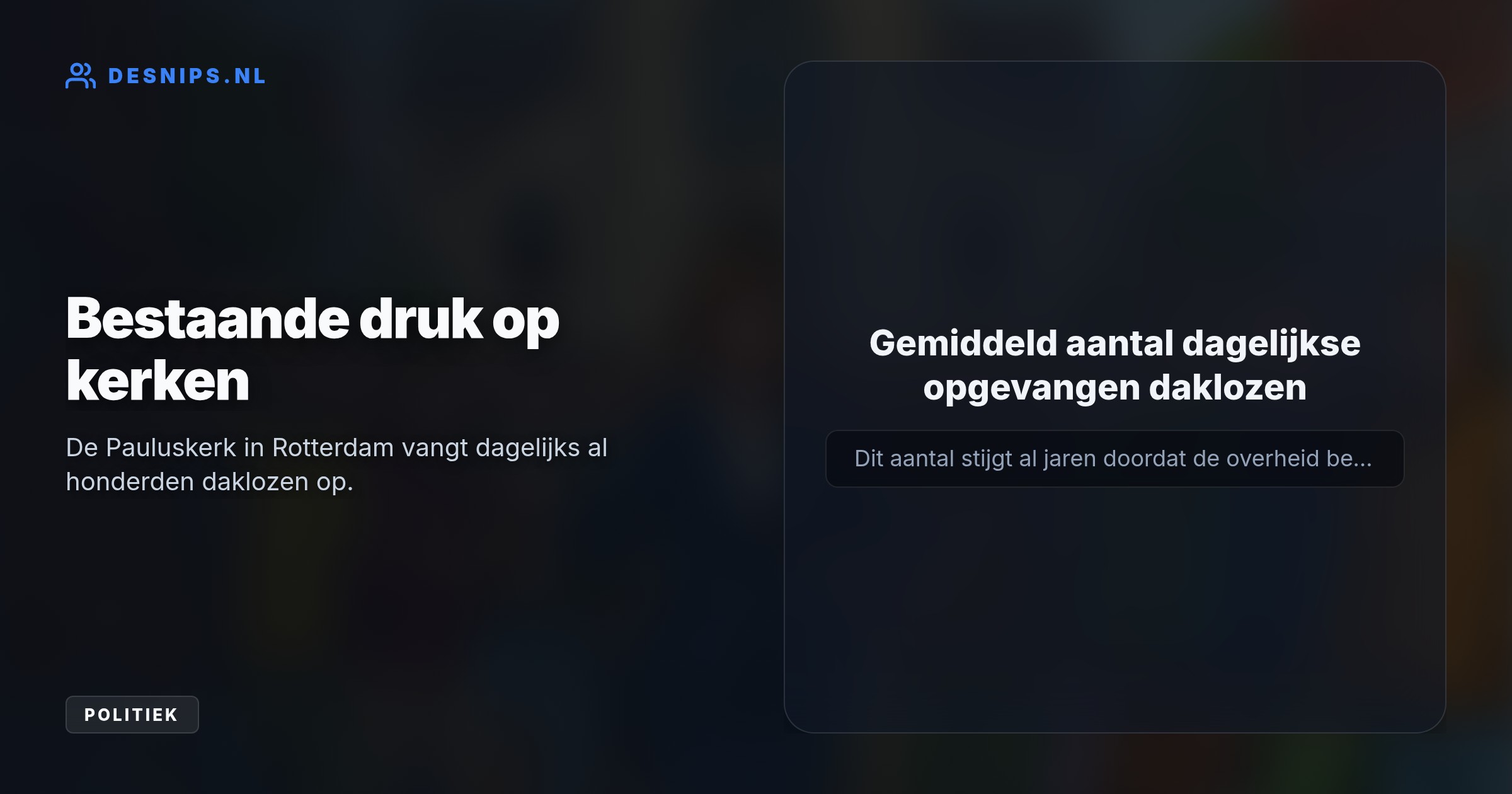 Vanwege bezuinigingen en personeelstekorten wil de minister dat kerken bijspringen in de zorg. Critici en kerkleiders spreken van een gotspe en het afschuiven van overheidstaken.