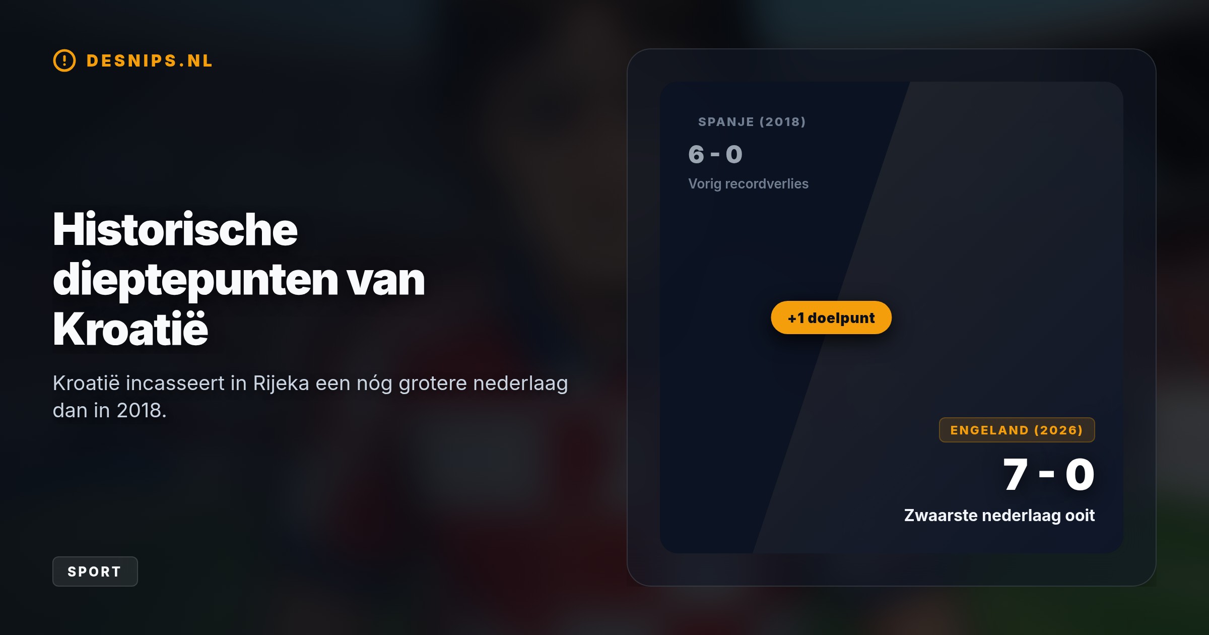 Na de historische 0-7 afgang in de Nations League spreekt de 41-jarige aanvoerder Luka Modrić van de grootste schande in zijn twintigjarige interlandcarrière.