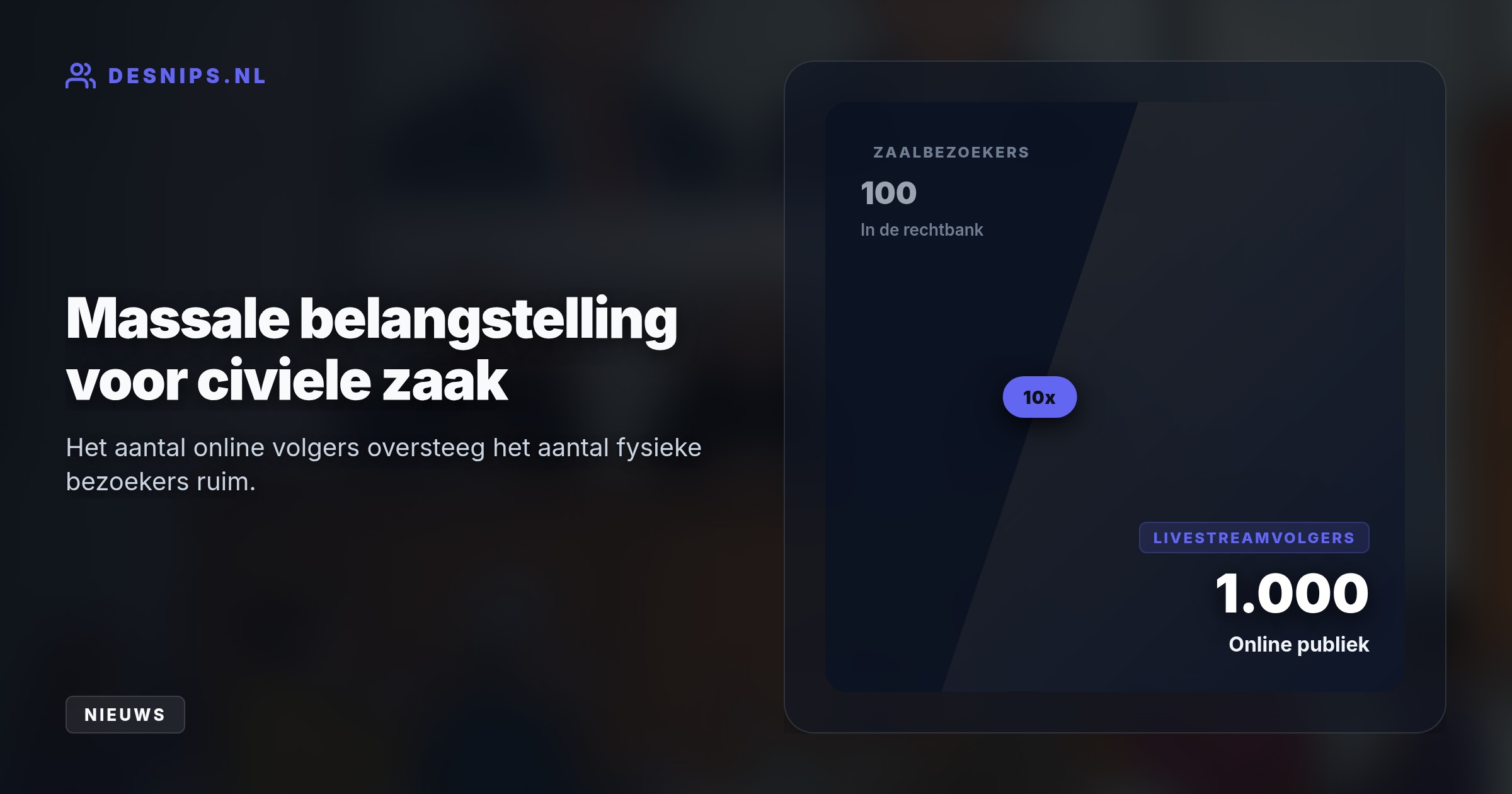 Eisers noemen covid-19 een genocide-biowapen van elites, terwijl de landsadvocaat waarschuwt dat ongefundeerde beschuldigingen de rechtsstaat ondermijnen.
