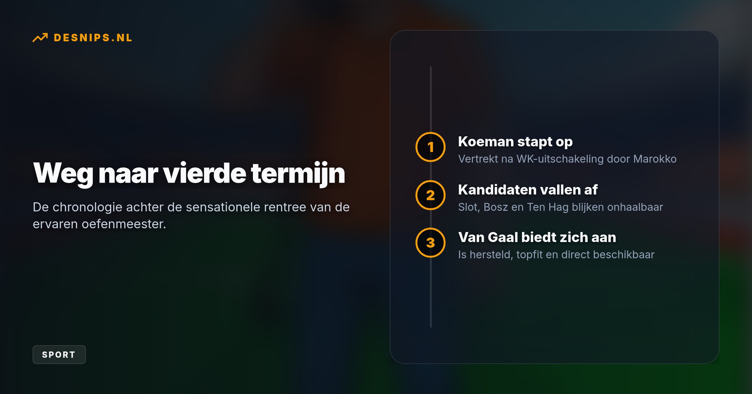 De 74-jarige toptrainer is volledig hersteld en voelt zich topfit. Omdat andere topkandidaten afhaken, wacht hij nu op een telefoontje van de KNVB.