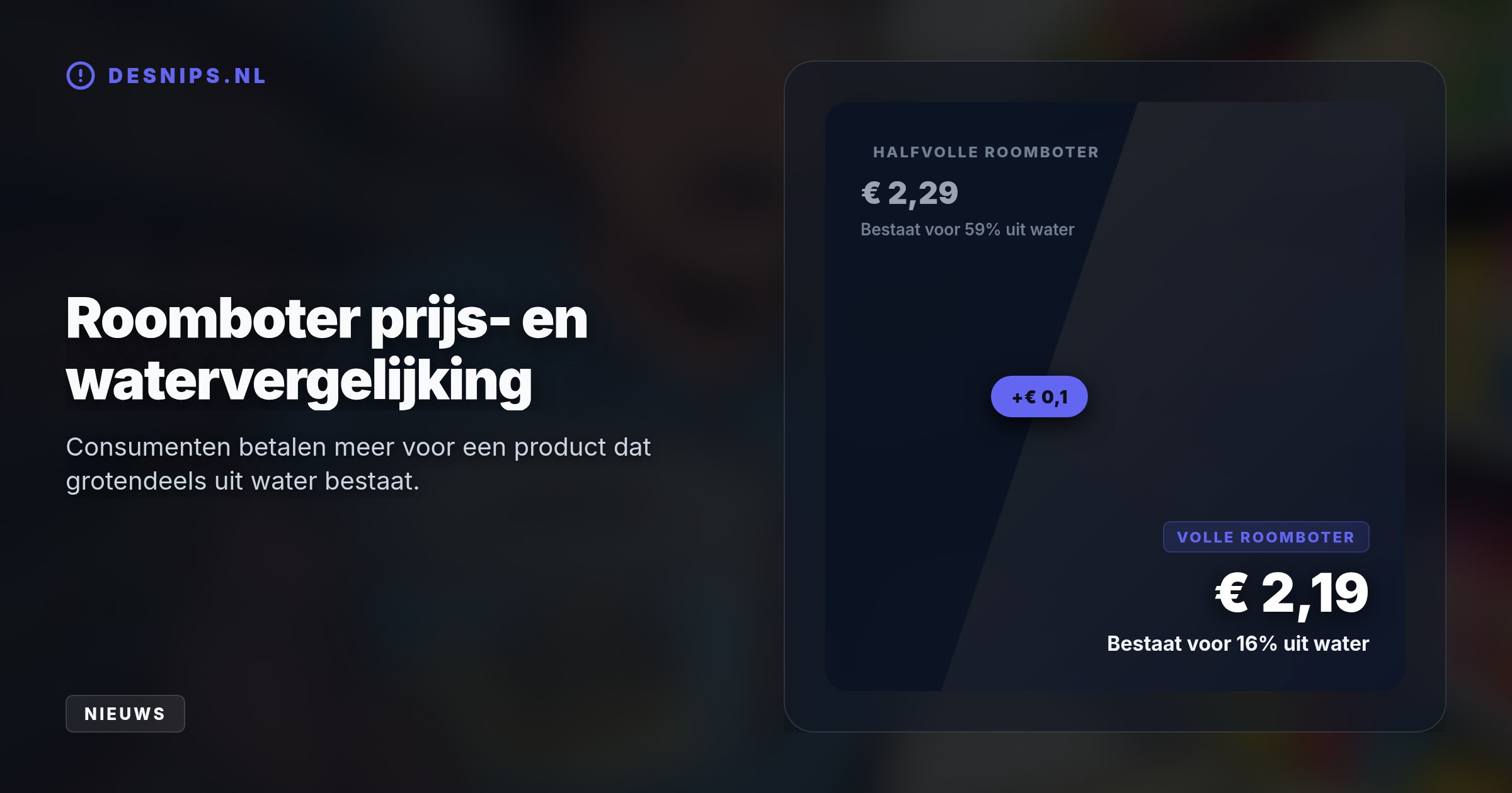 Fabrikanten lengen halfvolle roomboter aan met 59% water en vragen er 10 cent meer voor. Het afgeroomde vet verkopen zij apart door als dure room.
