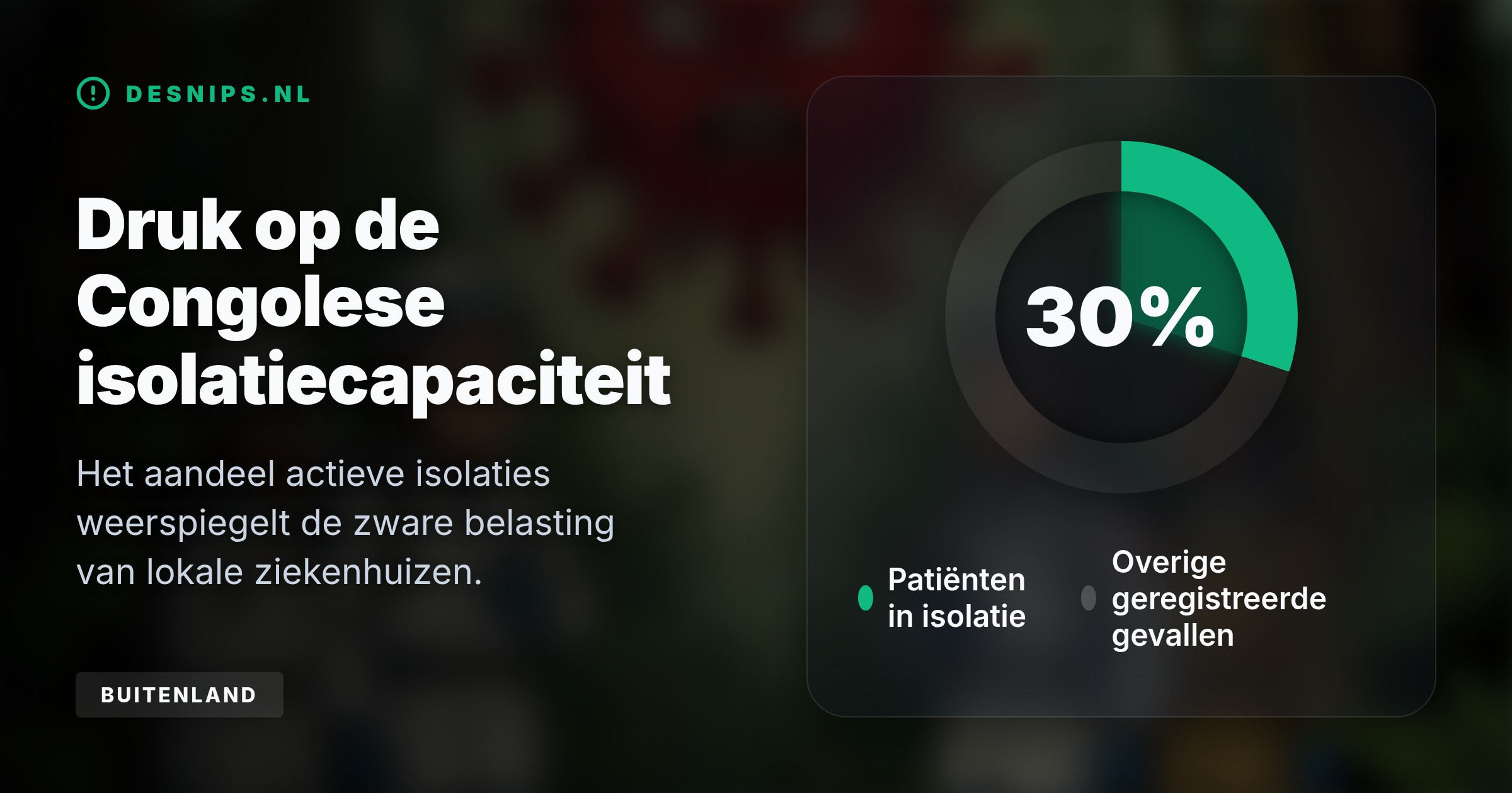 De transmissie verloopt onzichtbaar omdat tachtig procent van de patiënten buiten contactlijsten opduikt, terwijl stakende zorgverleners de crisis bemoeilijken.