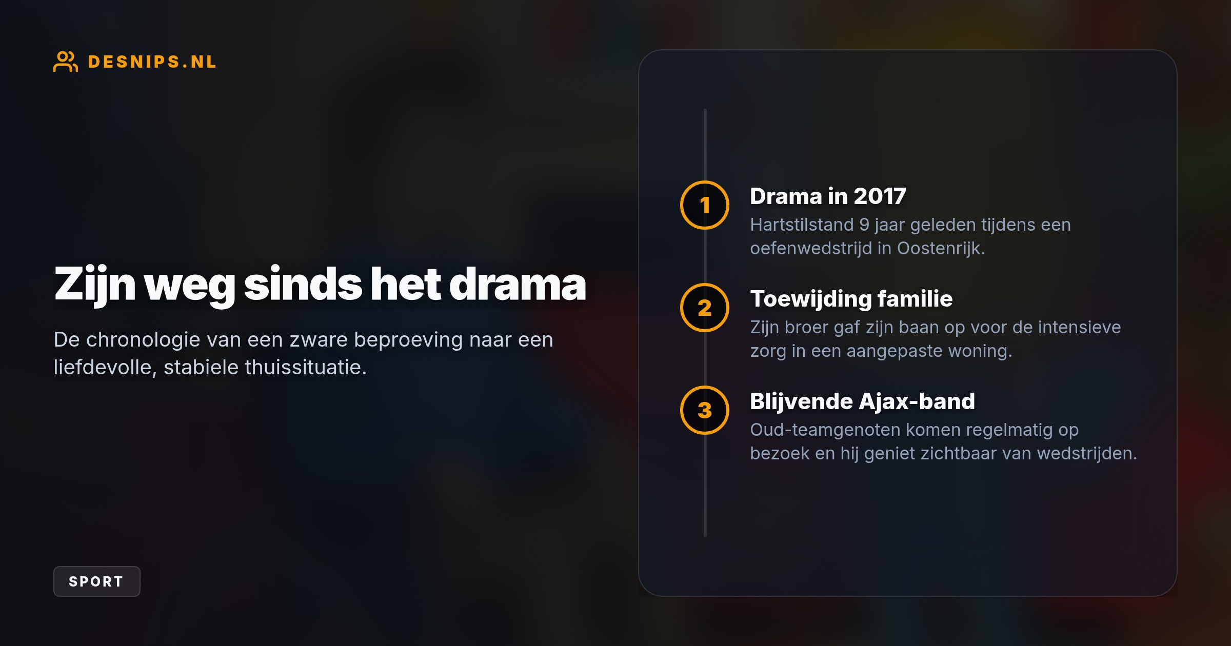 Broer Abderrahim deelt dat 'Appie' stabiel is, non-verbaal communiceert en dagelijks in zijn rolstoel zit. Daarmee overtreft hij alle sombere medische prognoses.