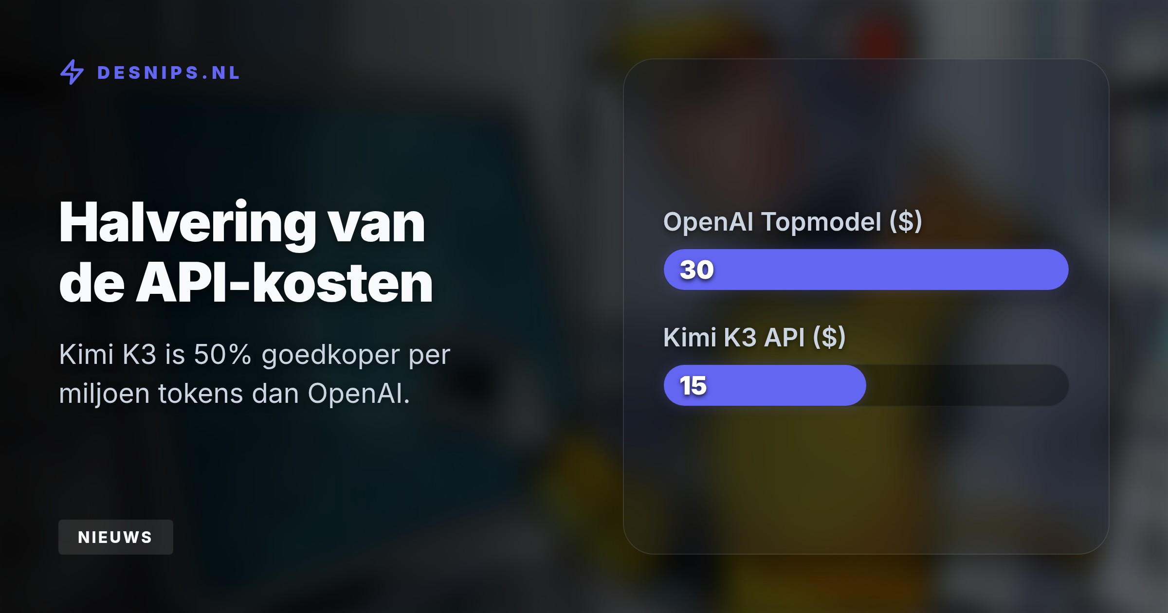 De technologische doorbraak halveert de API-tarieven en veroorzaakt direct een beursval van negen procent bij Amerikaanse chipontwerpers en ontslagen bij Microsoft.