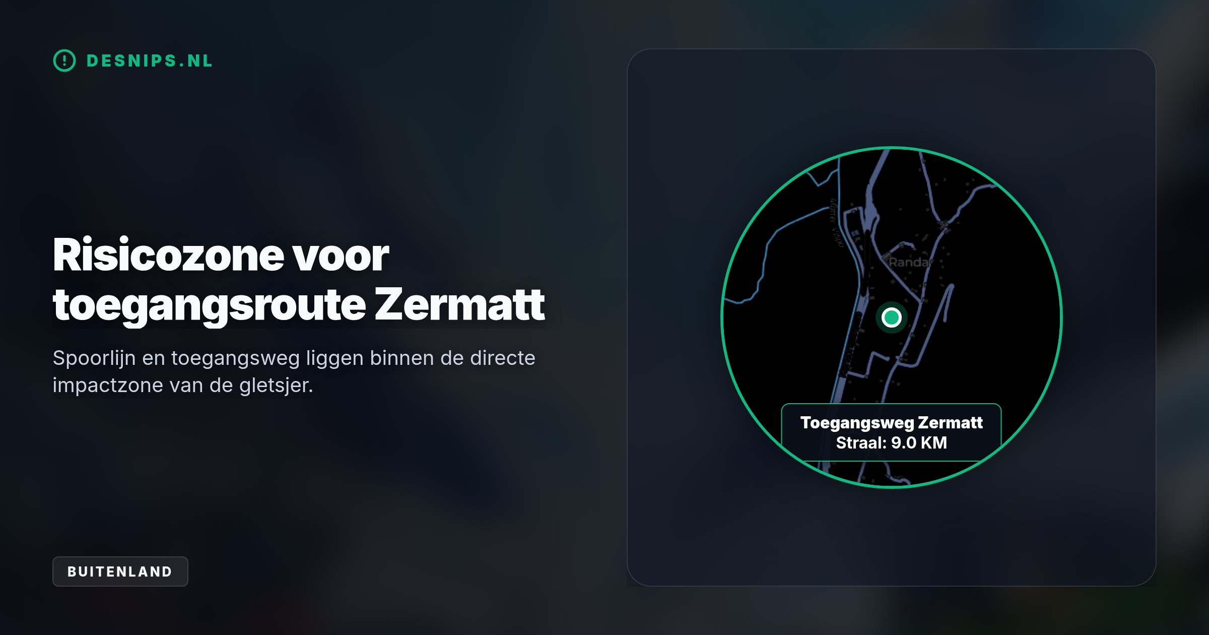 Hoewel verse sneeuw de spanning verhoogt rond een schuivend ijsblok van 250.000 ton, verwachten experts dat het ijs in kleine delen afbrokkelt zonder de weg naar Zermatt te verwoesten.