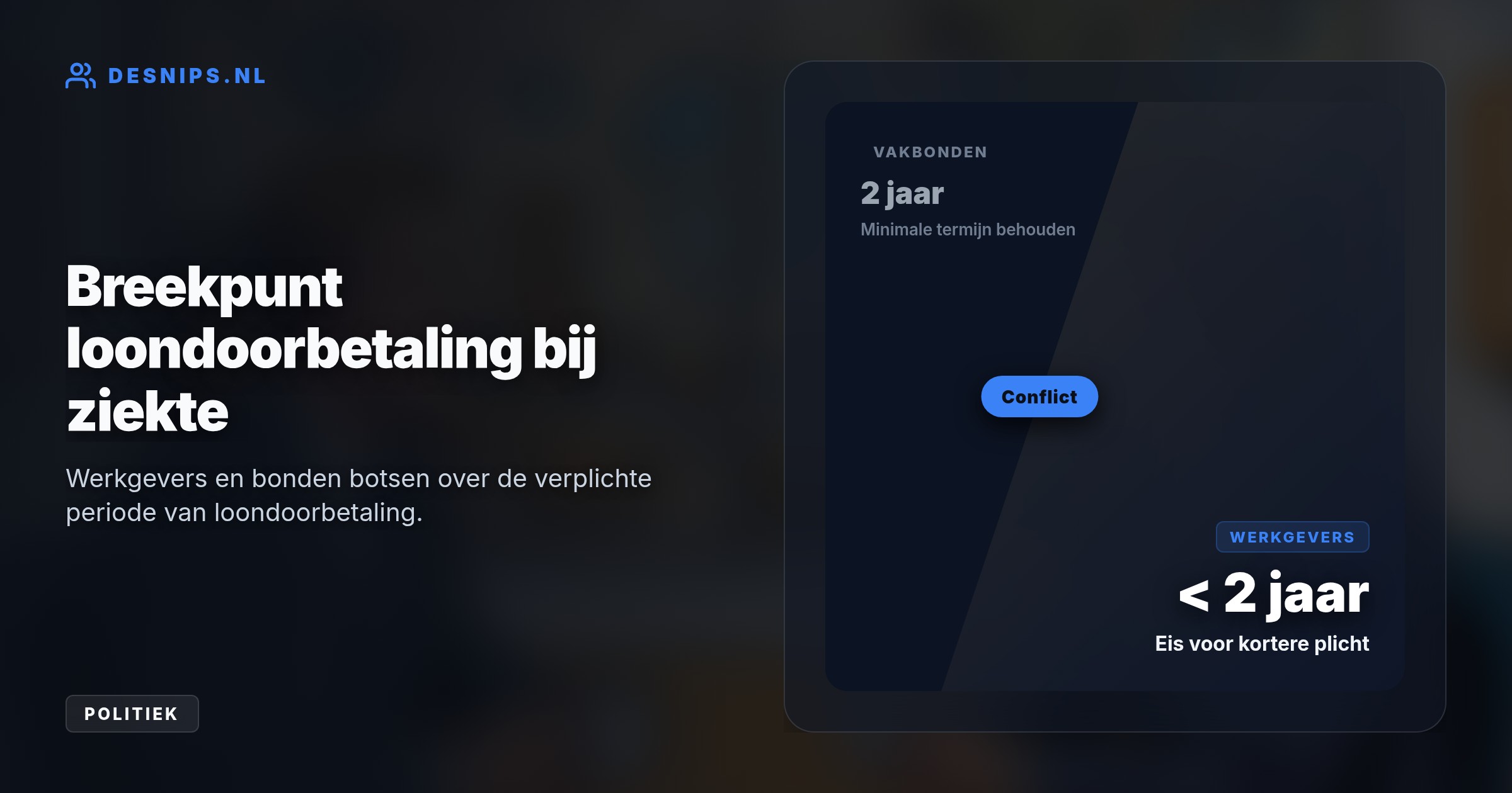 Minister Heinen heeft een bezuiniging van €6,8 miljard geparkeerd. Zonder polderakkoord leidt dit tot harde bezuinigingen die vooral het onderwijs zwaar zullen treffen.