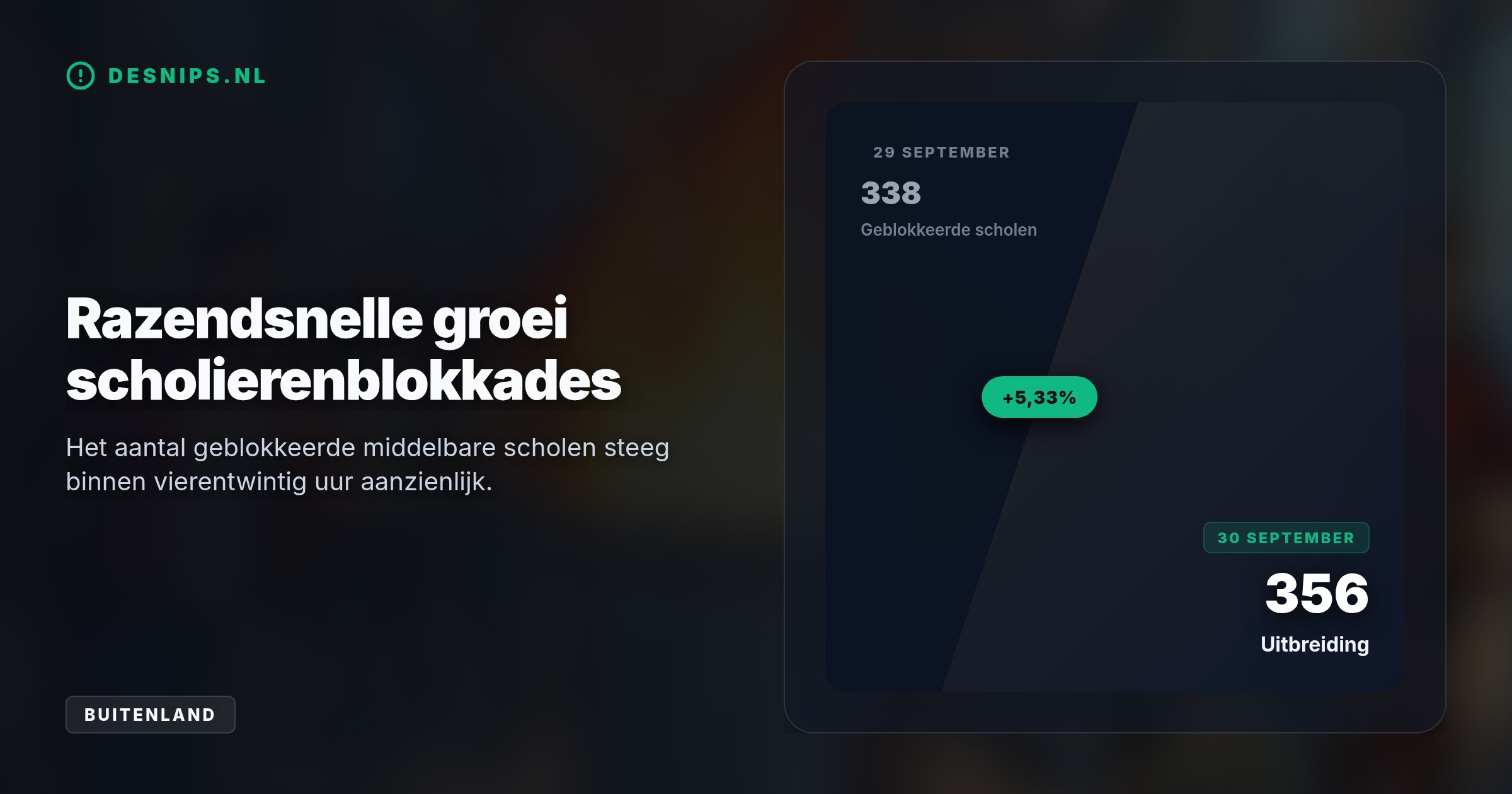 Wat begon als een protest tegen lerarentekorten en slechte schoolgebouwen, ontaardde in Nantes in een verwoestende brand in de inkomhal van het Nelson Mandela Lyceum.