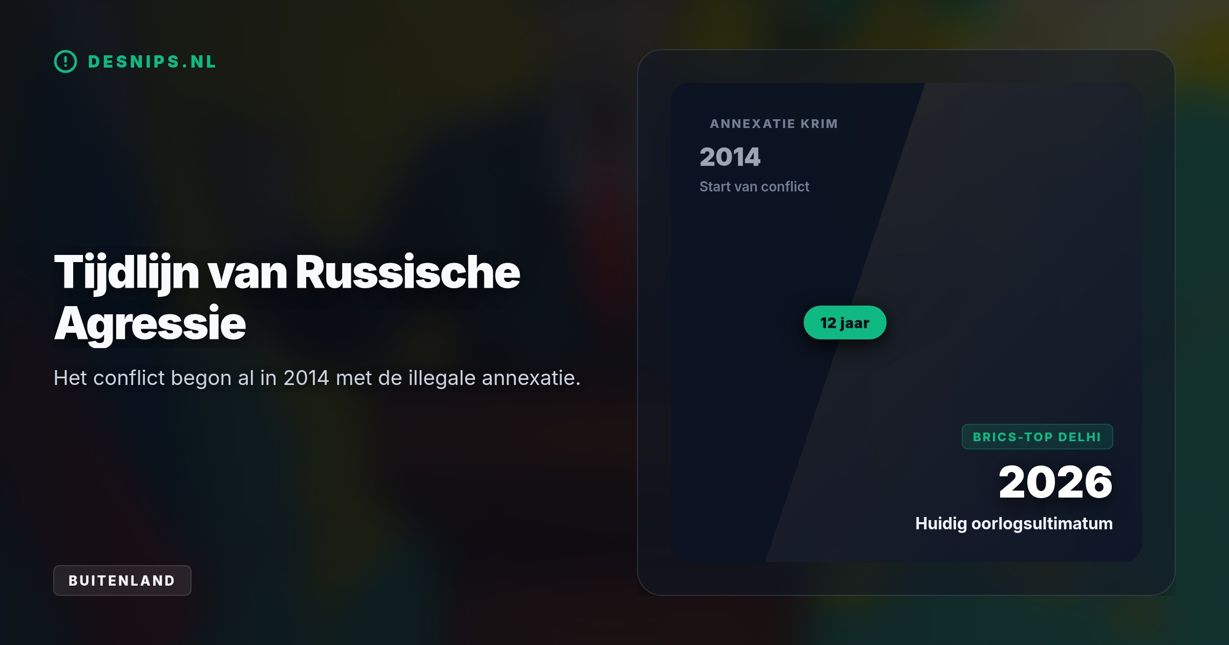 Op de BRICS-top trok de Russische president een harde rode lijn, terwijl hij tegenstrijdig genoeg beweerde dat Moskou de vreedzame Europese buurlanden nooit heeft bedreigd.