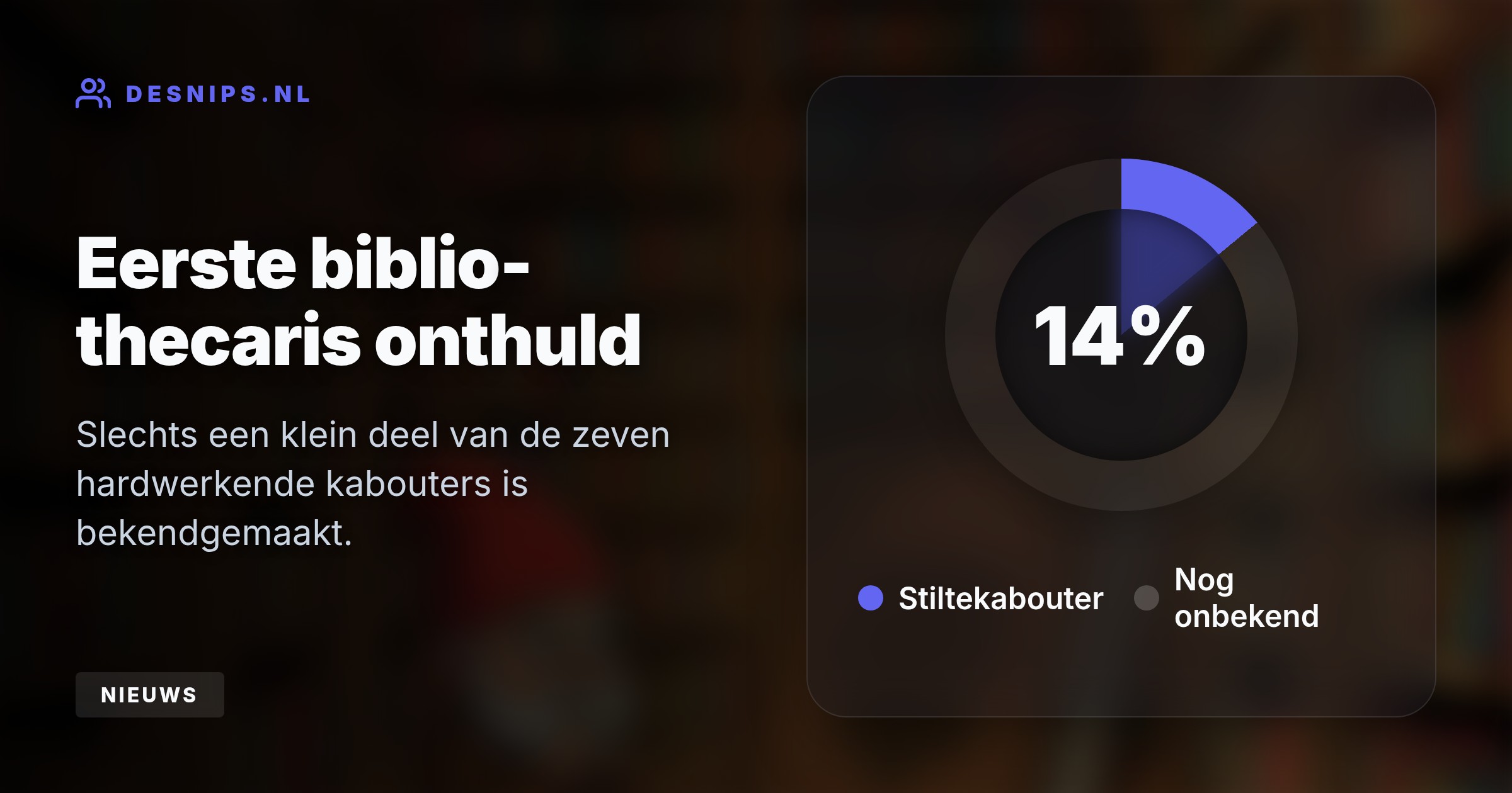 Het negen meter hoge bouwwerk opent in 2027 in het Sprookjesbos. De stiltekabouter bewaakt er straks de rust tussen alle boeken van de Sprookjessprokkelaar.