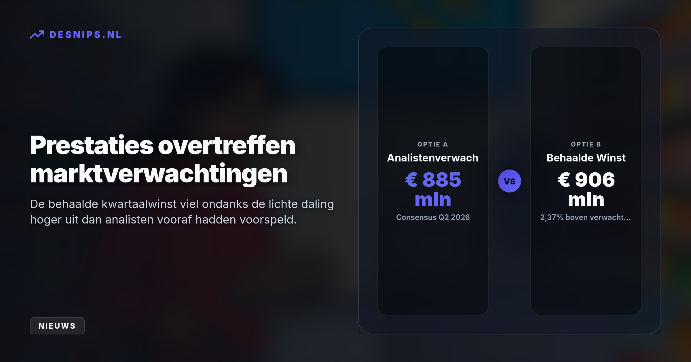 Ondanks sterke online verkopen en groeiende huismerkverkopen drukken economische onzekerheid en dalende eierprijzen in de VS de kwartaalwinst met 1,2 procent.