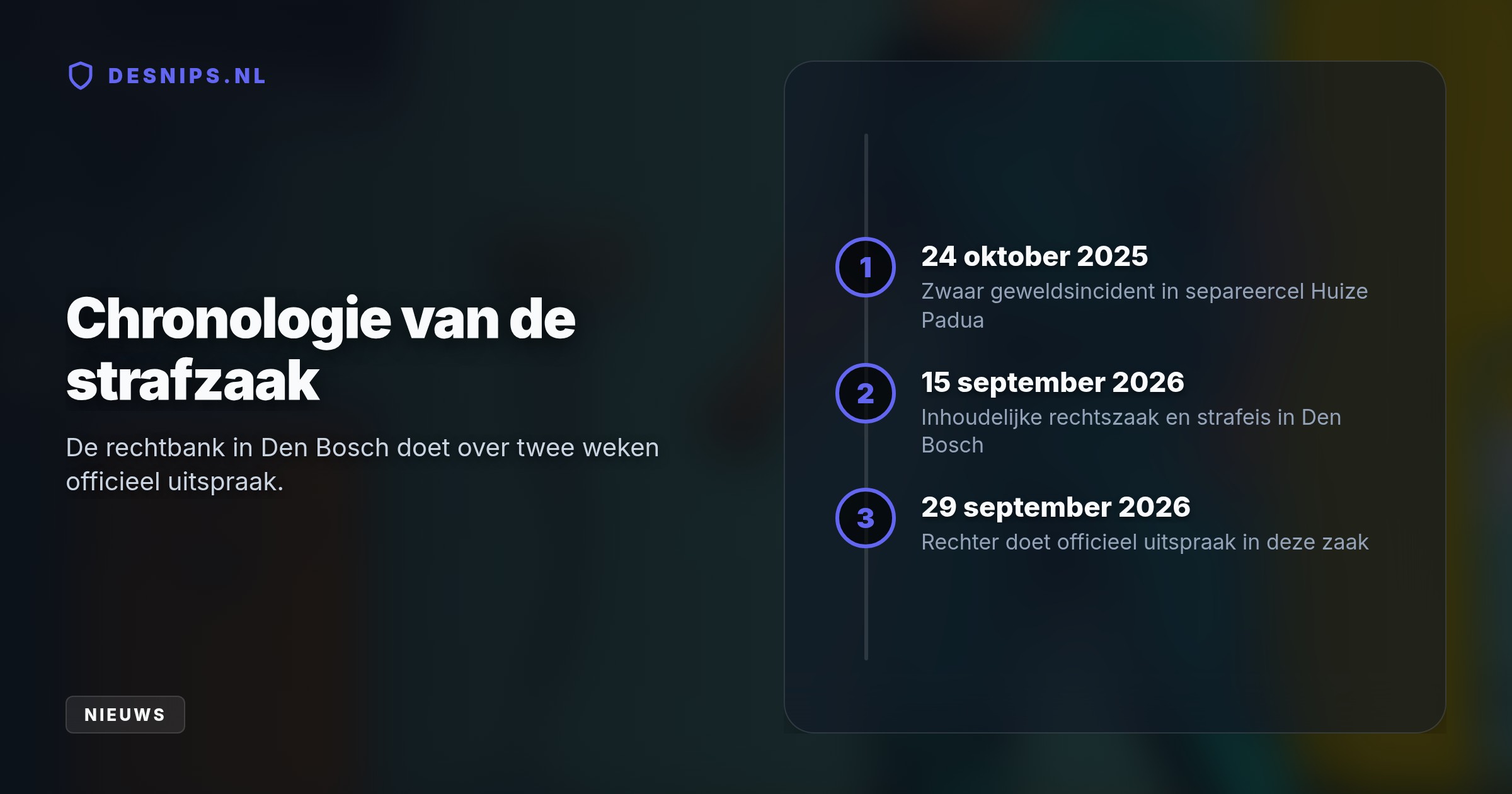 Het OM eist 28 maanden cel en tbs tegen Patrick H. Hij sloeg in Boekel een ggz-verpleegkundige bewusteloos omdat hij geen televisie mocht kijken.