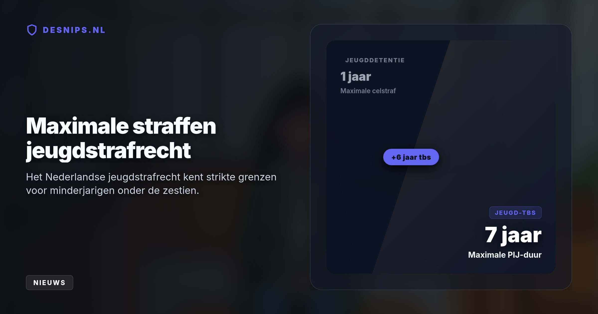 Omdat de verdachte pas 15 is, geldt het jeugdstrafrecht. Naast een korte celstraf van maximaal één jaar kan ze langdurige jeugd-tbs krijgen voor de moord op haar ouders in Meerstad.