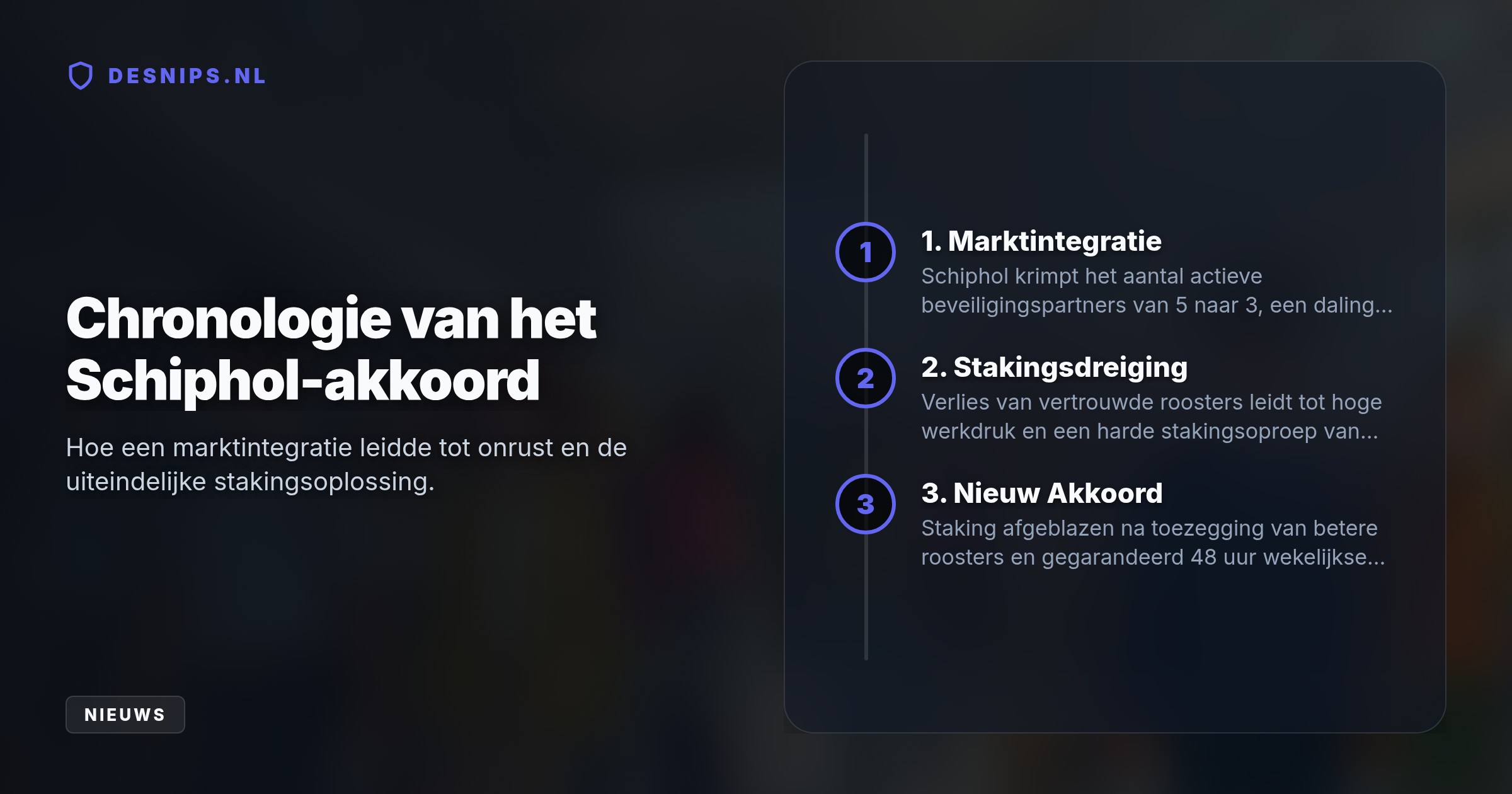 Naast betere roosters krijgen medewerkers minimaal 48 uur aaneengesloten rust na hun werkweek. De gevreesde chaos en lange wachtrijen op de luchthaven zijn hiermee definitief afgewend.