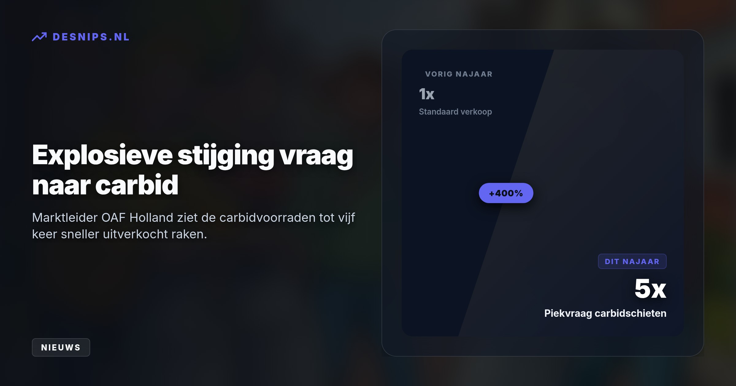 Omdat carbid als immaterieel erfgoed is uitgezonderd van het landelijke consumentenvuurwerkverbod, stappen feestvierders massaal over. Gemeenten regelen via de APV waar geknald mag worden.