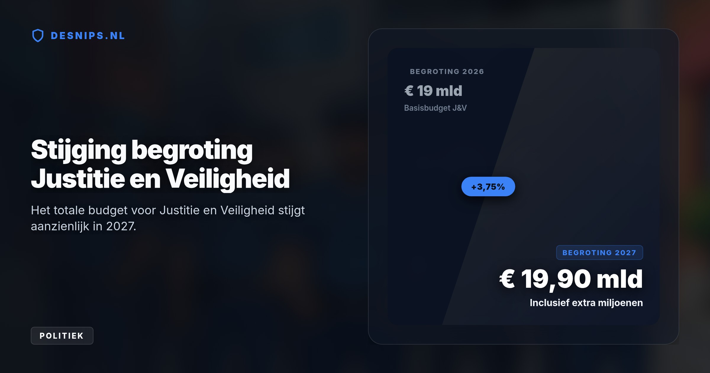 Met de extra miljoenen wil het kabinet cellentekorten aanpakken om vroege vrijlatingen te stoppen en meer wijkagenten en rechercheurs inzetten tegen online criminaliteit.
