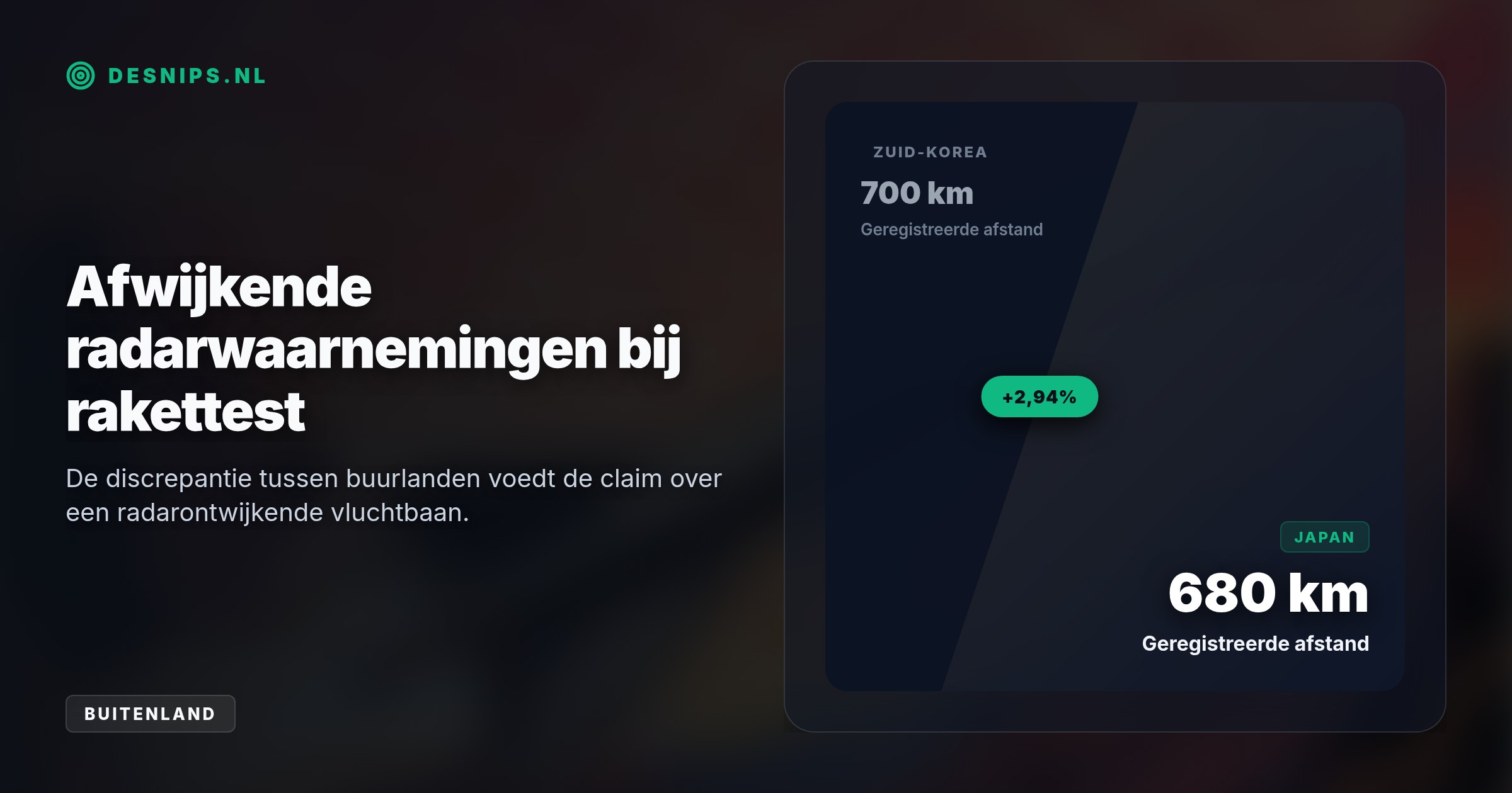 De middellangeafstandsraket gebruikt kunstmatige intelligentie om op lage hoogte een golvende baan te vliegen. Zo omzeilt Pyongyang de radarsystemen van Zuid-Korea en Japan.