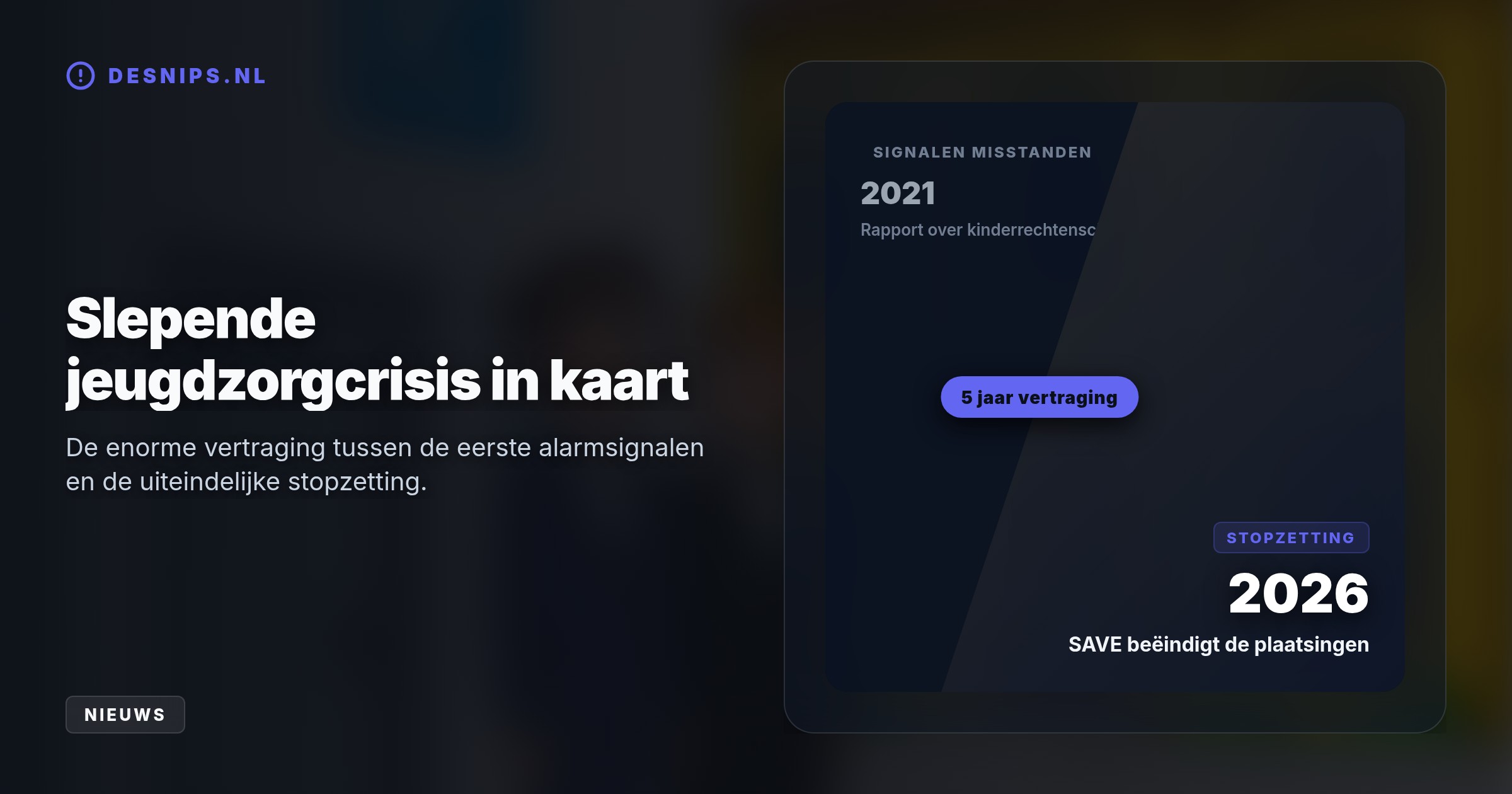 Ondanks jarenlange signalen van kinderrechtenschendingen stuurde SAVE illegaal jongeren naar Huize Soria. Na politieke druk start Utrecht een onafhankelijk onderzoek en stapt de topman op.