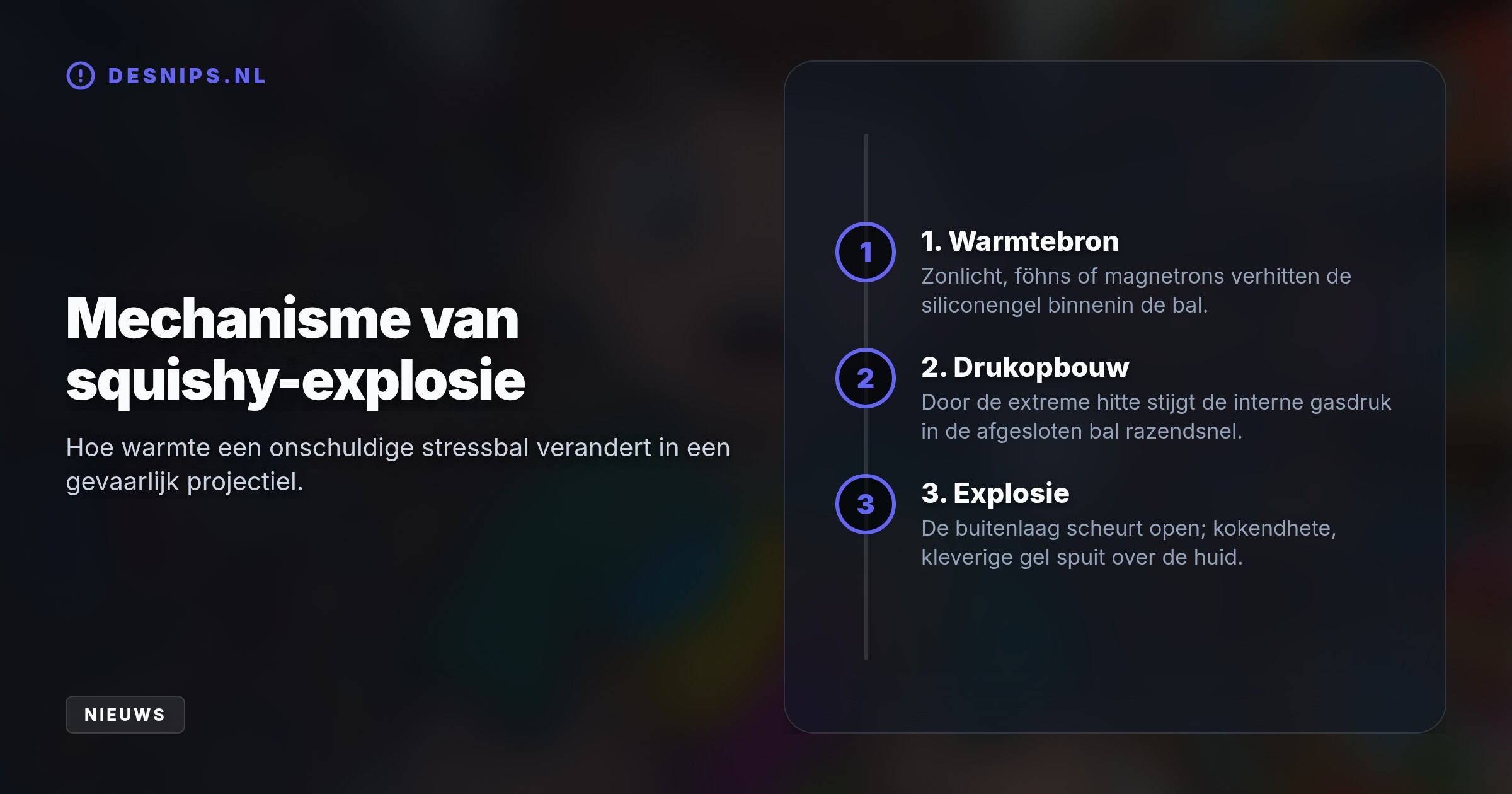 Hitte doet de druk in de 'Stressball Cool Mix' gevaarlijk snel oplopen tot een explosie. Terwijl anderen de bal weren, houdt Smyths Toys hem in de schappen.