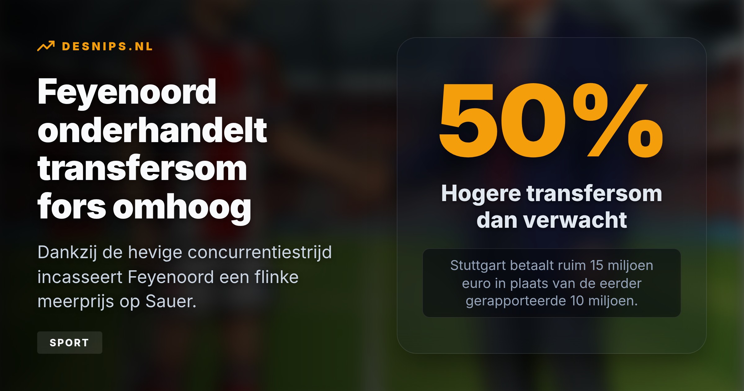 Stuttgart troeft Benfica en Hoffenheim af door ruim 15 miljoen euro te betalen, waardoor de geblesseerde aanvaller direct in de Champions League gaat spelen.