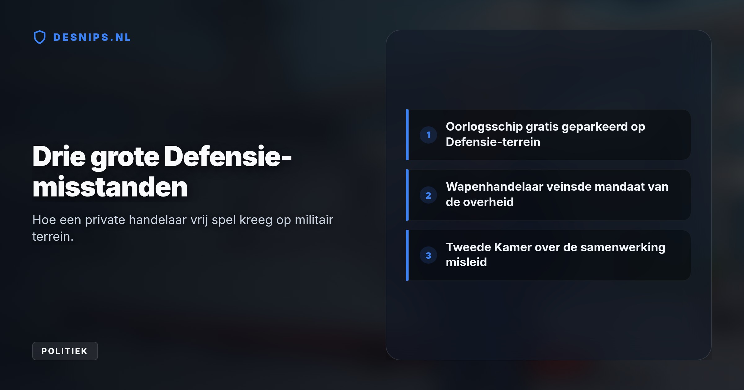 Omstreden handelaar Martijn Walraven deed alsof hij namens de overheid handelde. Defensie greep niet in en misleidde bovendien de Tweede Kamer over de samenwerking.